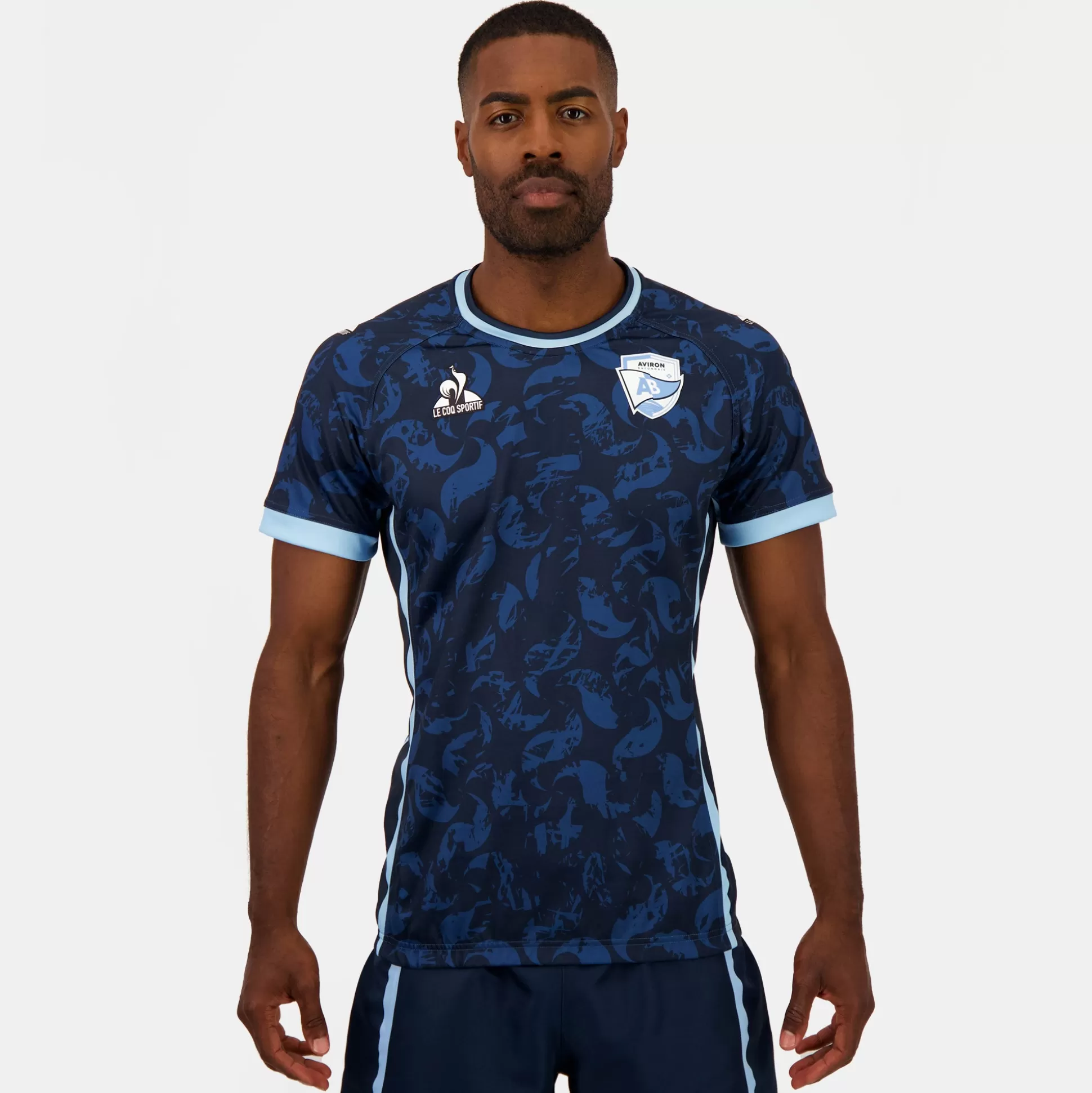 Homme Le Coq Sportif Aviron Bayonnais - tenue de match Maillot pro Third officiel Aviron Bayonnais