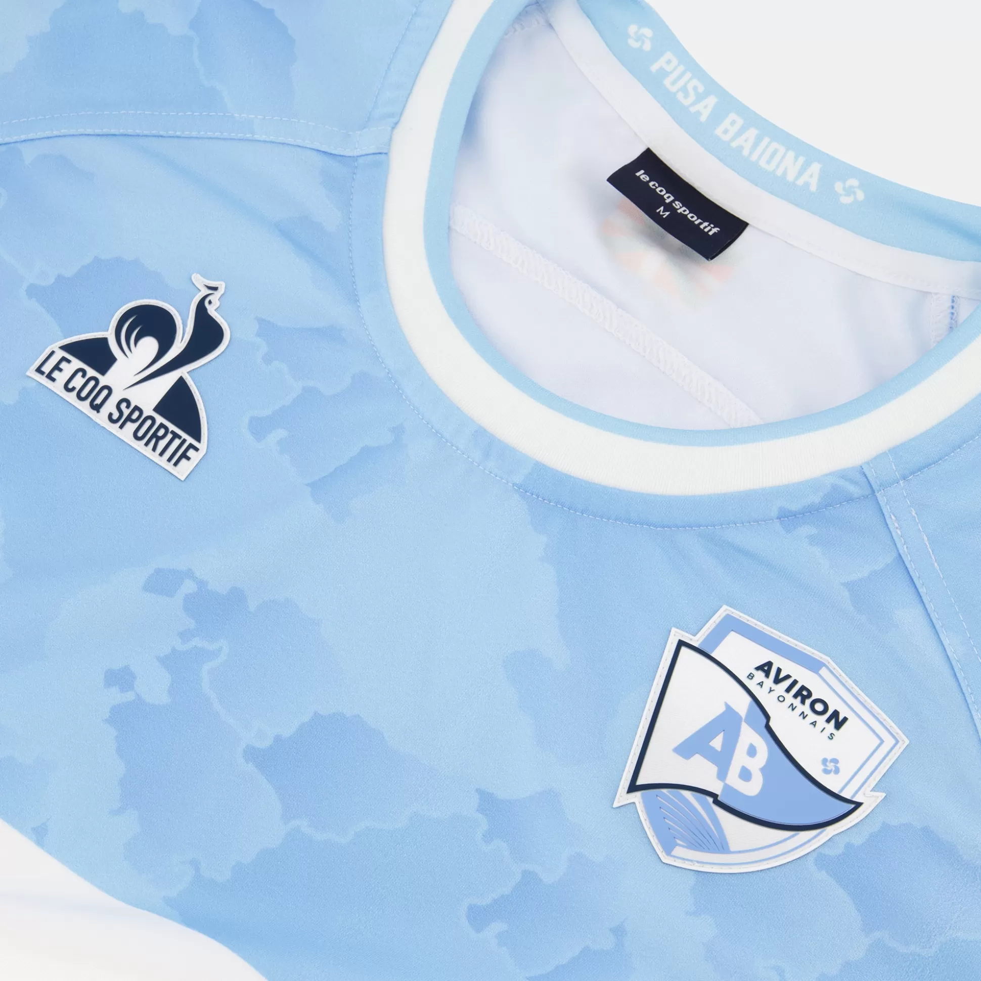 Homme Le Coq Sportif Aviron Bayonnais - tenue de match Maillot pro Third officiel Aviron Bayonnais