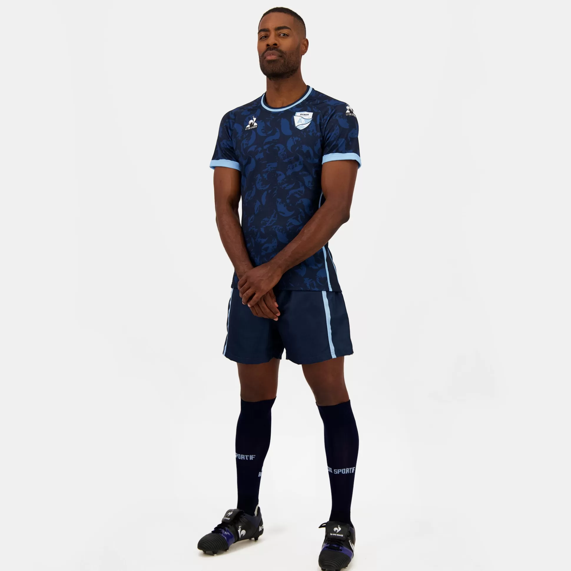 Homme Le Coq Sportif Aviron Bayonnais - tenue de match Maillot replica Third Aviron Bayonnais