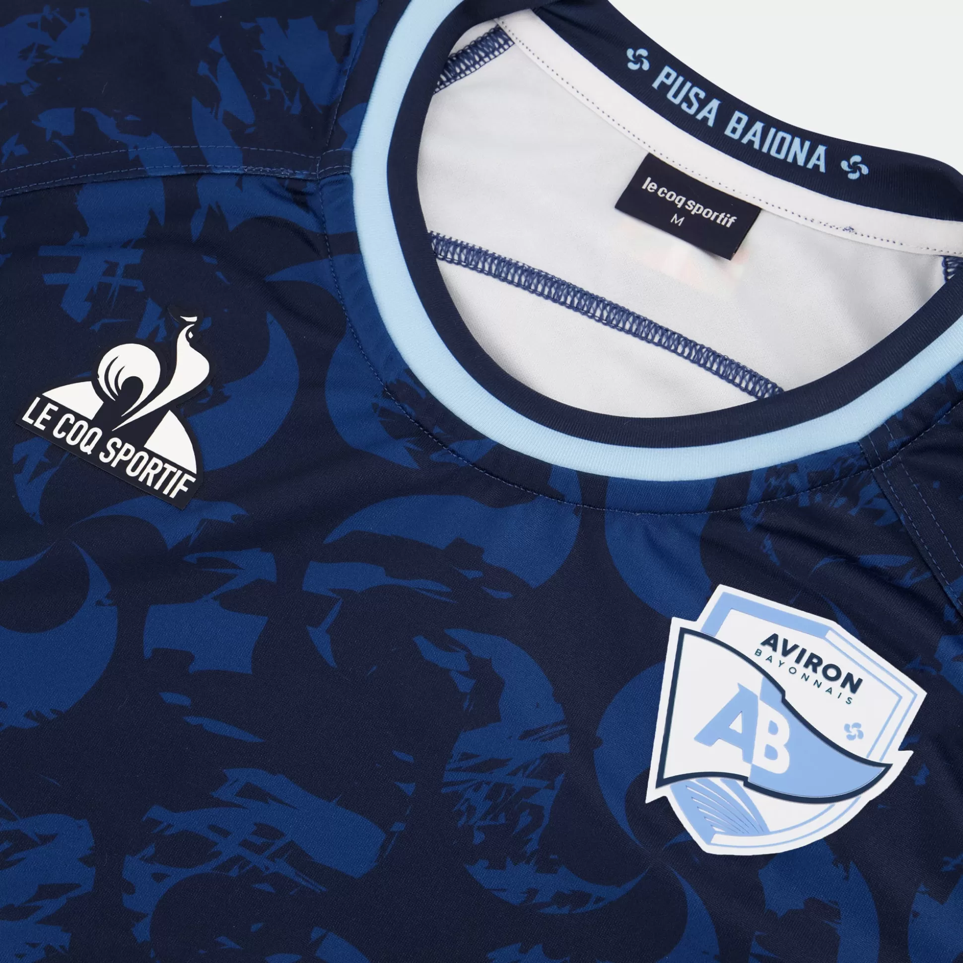 Homme Le Coq Sportif Aviron Bayonnais - tenue de match Maillot replica Third Aviron Bayonnais