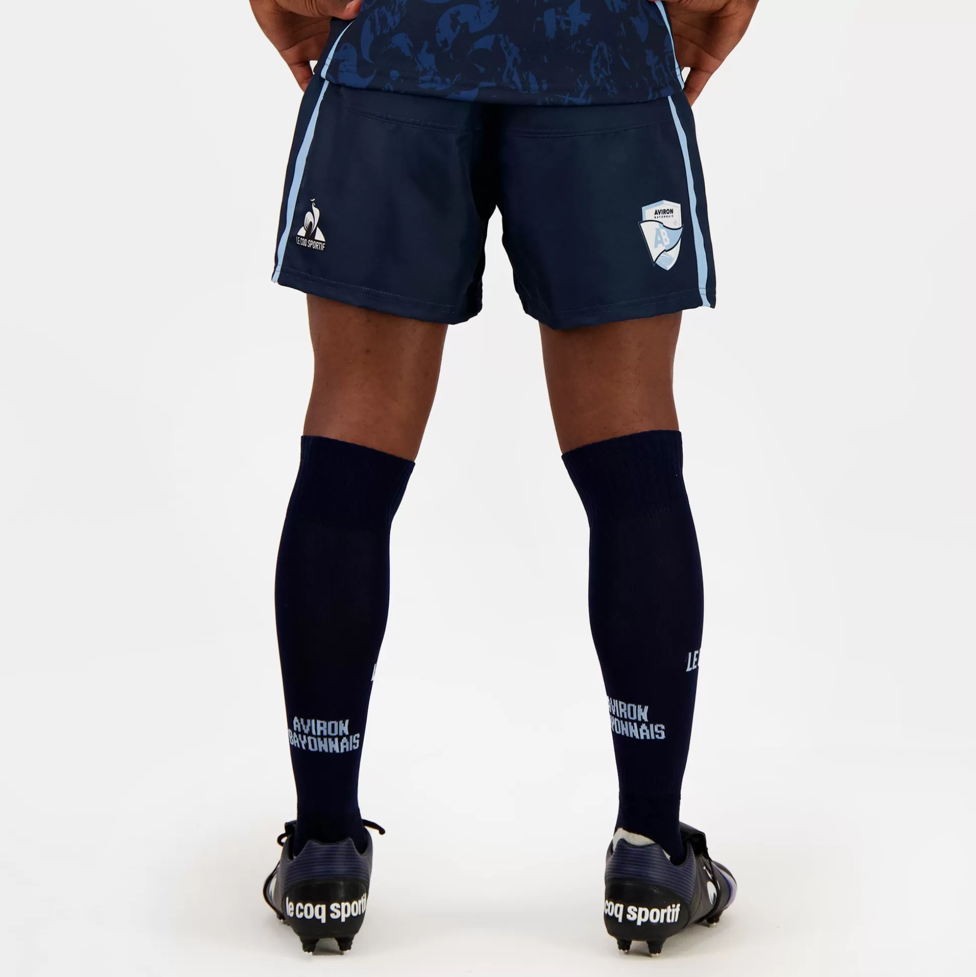 aviron_bayonnais__tenue_de_match_short_unisexe_3.webp Homme Le Coq Sportif Aviron Bayonnais - tenue de match Short Unisexe