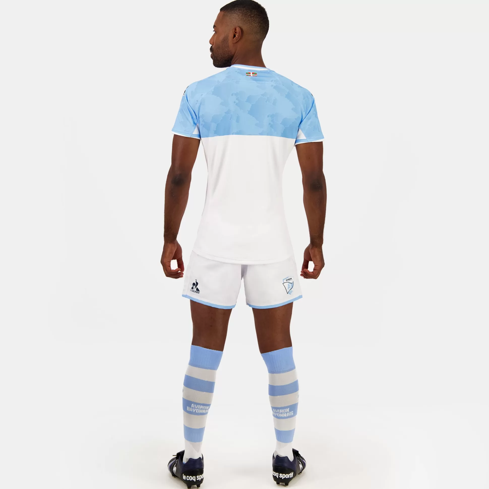 aviron_bayonnais__tenue_de_match_short_unisexe_4-1.webp Homme Le Coq Sportif Aviron Bayonnais - tenue de match Short Unisexe