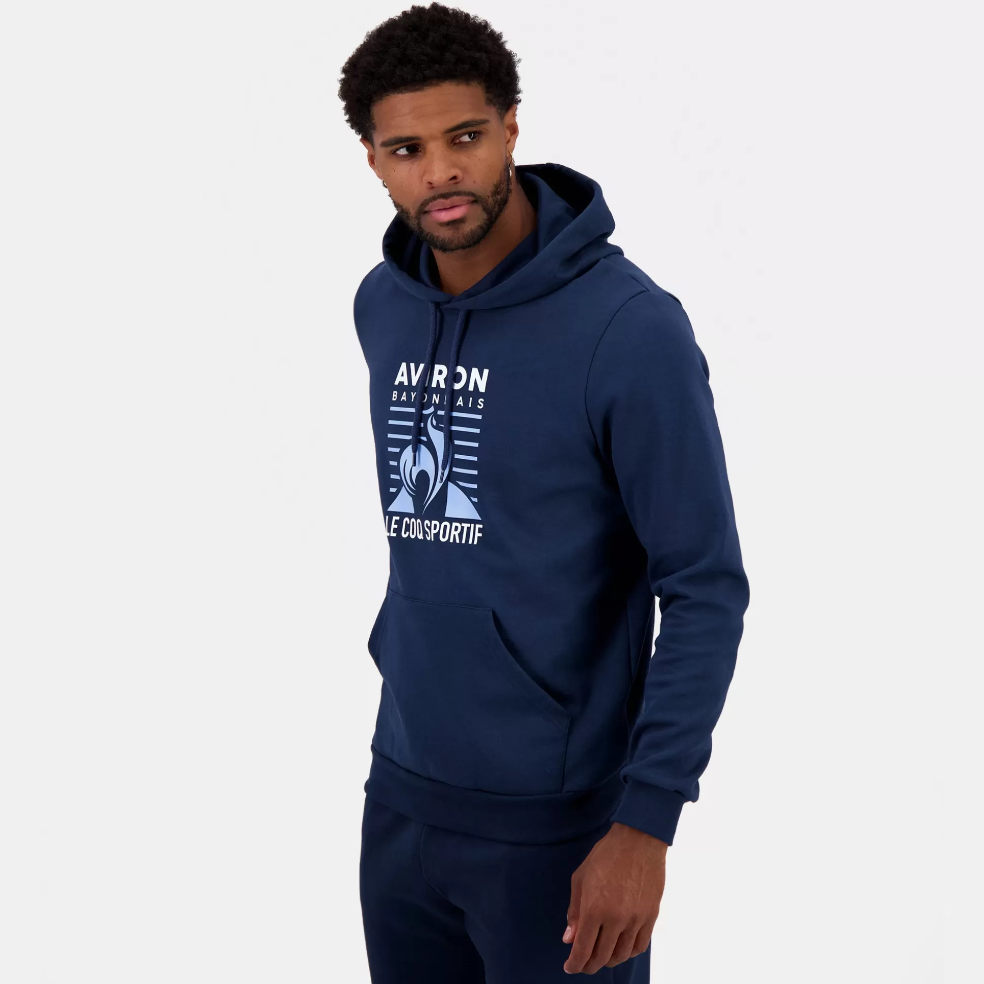 Homme Le Coq Sportif Aviron Bayonnais Sweat à capuche Homme