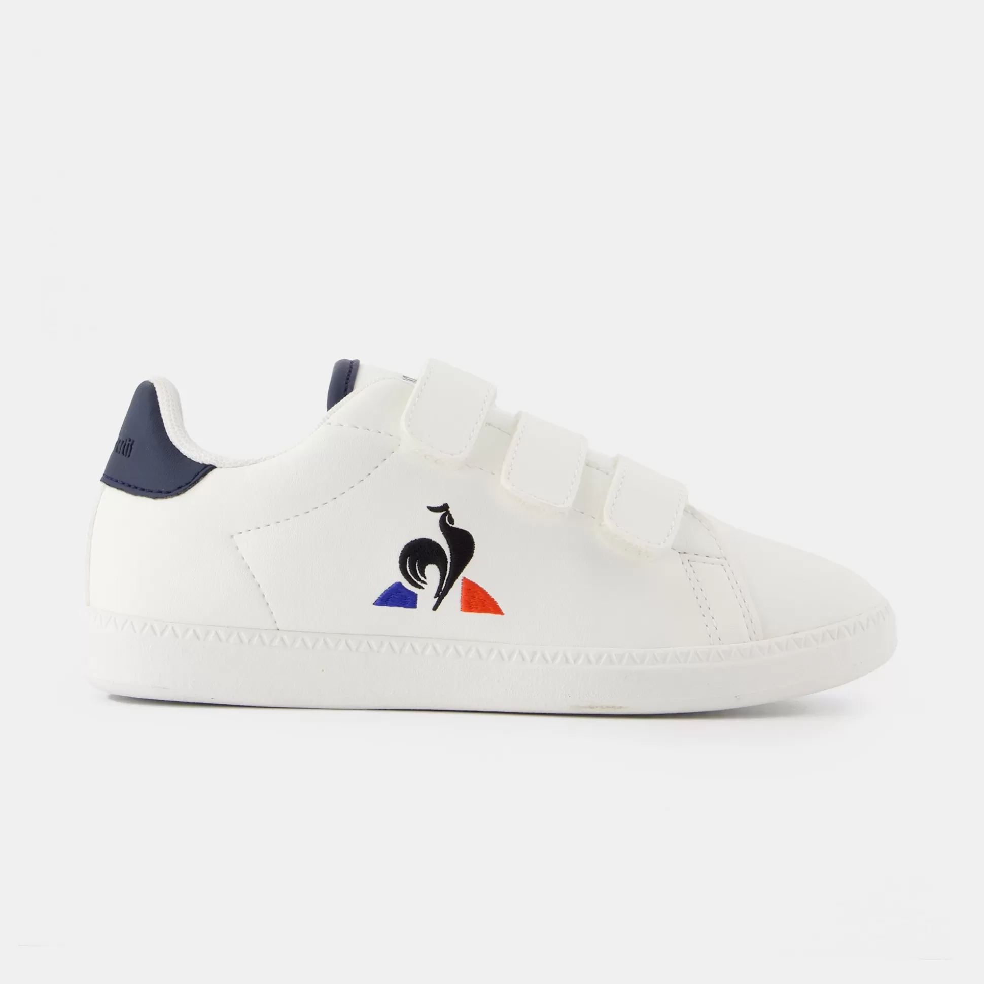 Enfant Le Coq Sportif CHAUSSURES ENFANT Chaussures blanches à scratch COURTSET_2 enfant