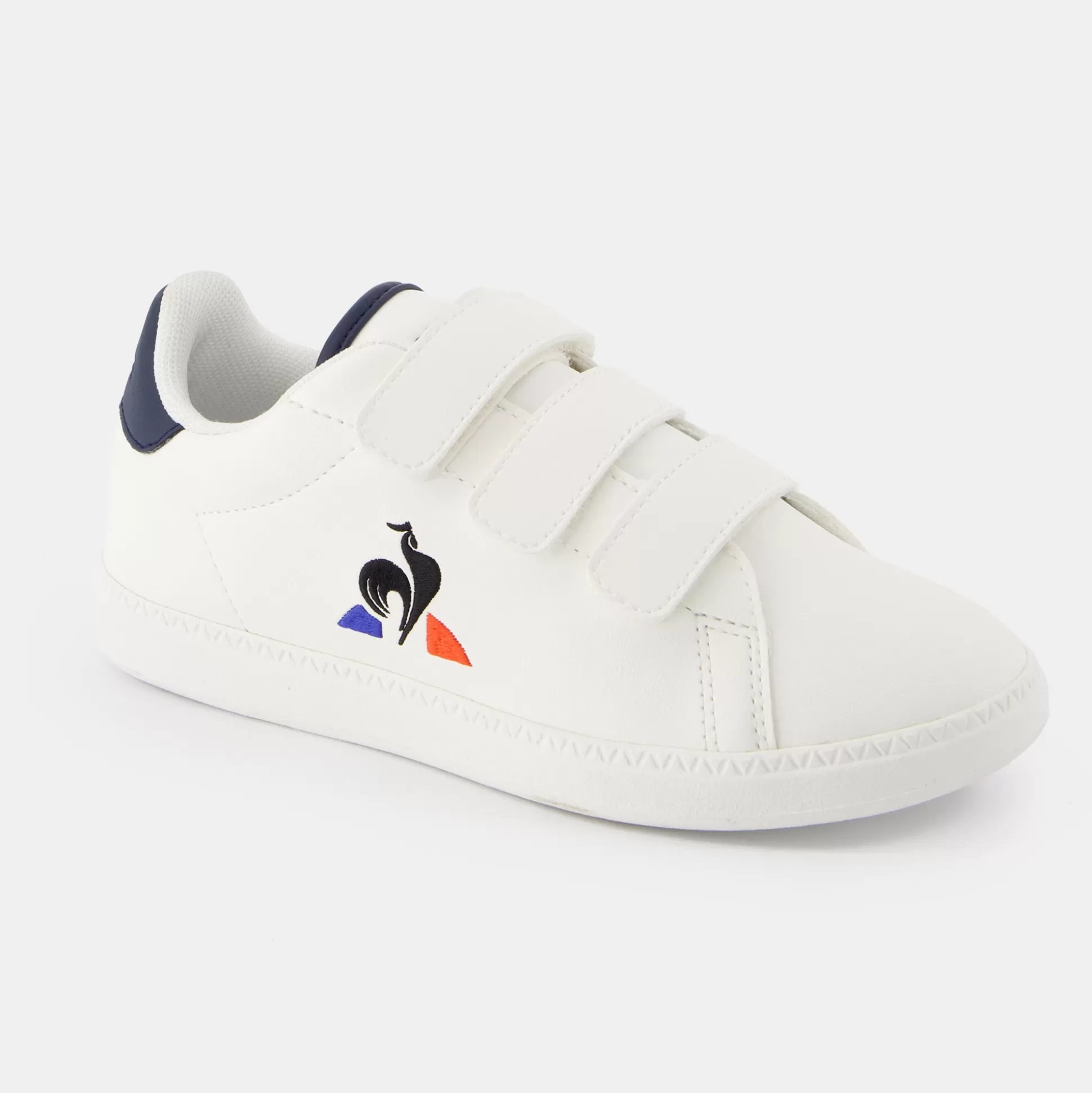 Enfant Le Coq Sportif CHAUSSURES ENFANT Chaussures blanches à scratch COURTSET_2 enfant