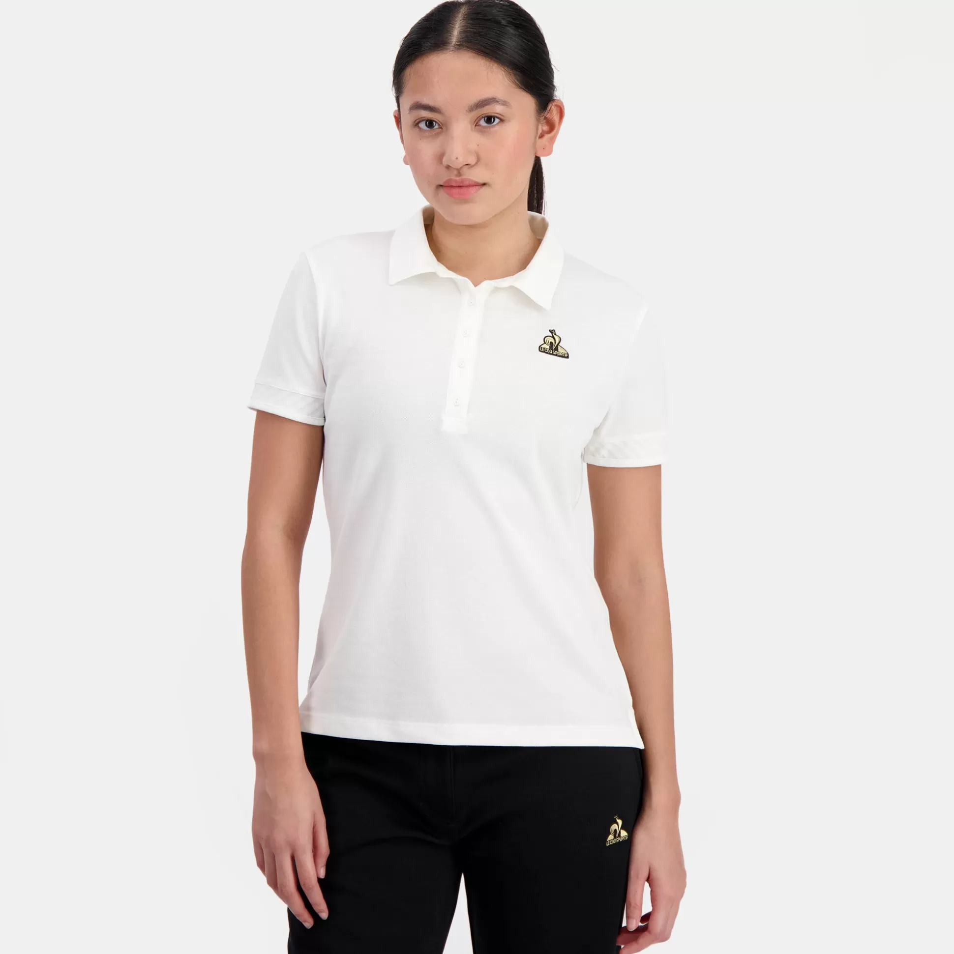 Femme Le Coq Sportif Coq d'Or Polo Femme en interlock 240g coton