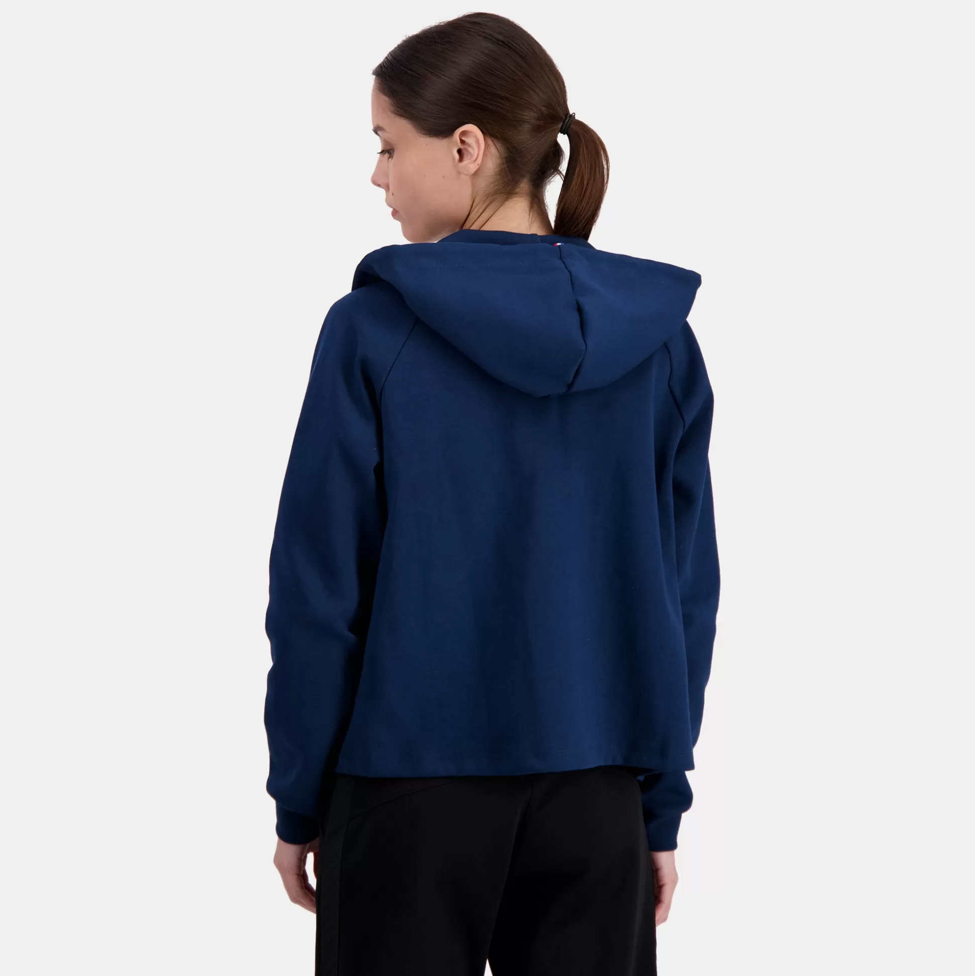 essentiels_sweat_zipp__capuche_femme_3.webp Femme Le Coq Sportif Essentiels Sweat zippé à capuche Femme
