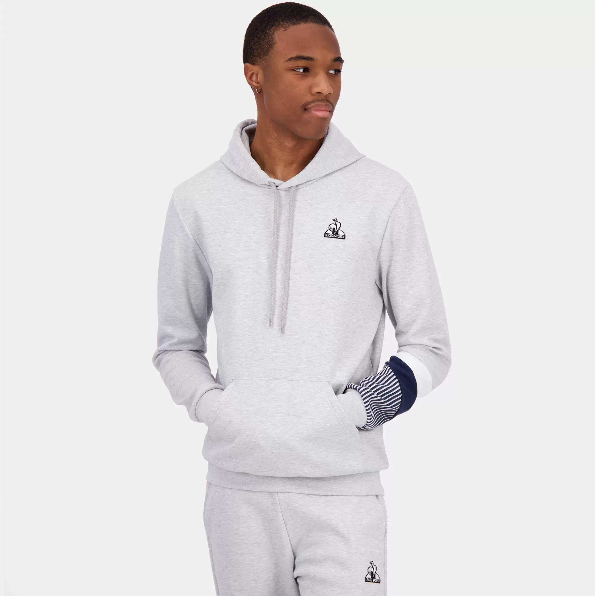 Homme Le Coq Sportif Héritage Sweat à capuche Homme