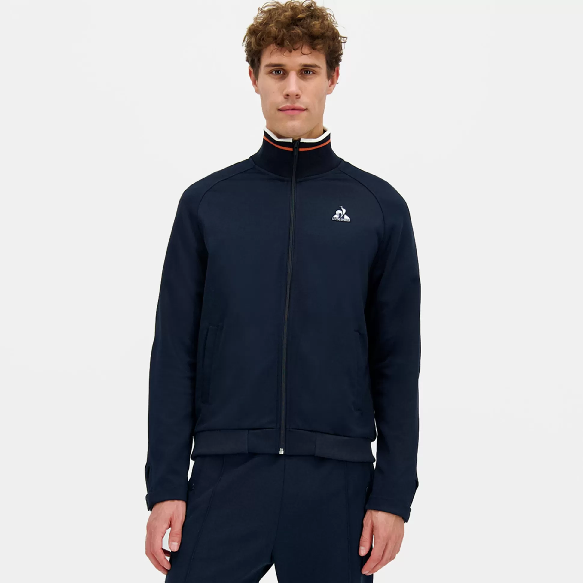 Homme Le Coq Sportif Héritage Veste zippée bleu marine Homme