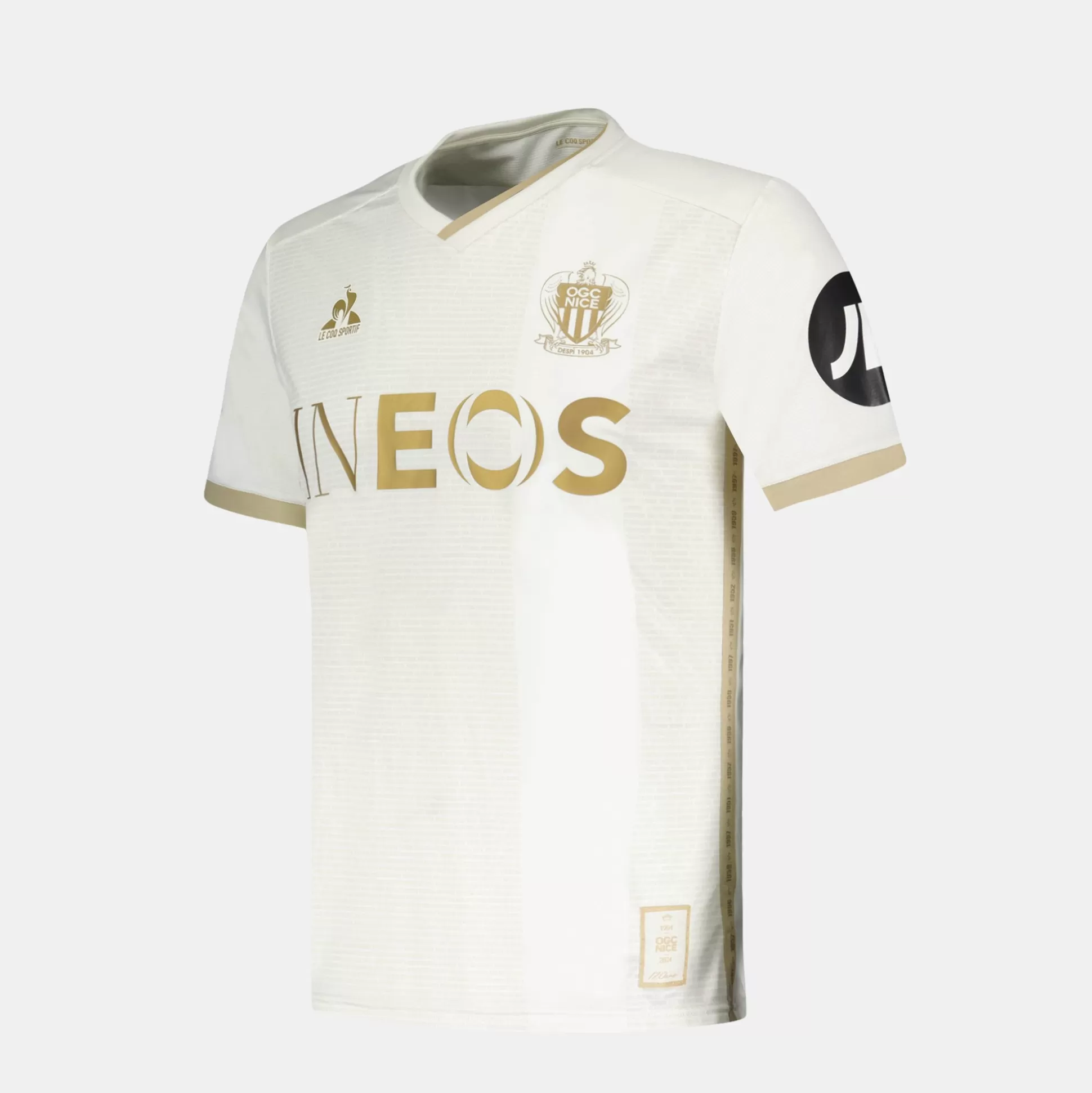 Homme Le Coq Sportif OGC Nice - Tenue de match Maillot pro Away officiel Unisexe