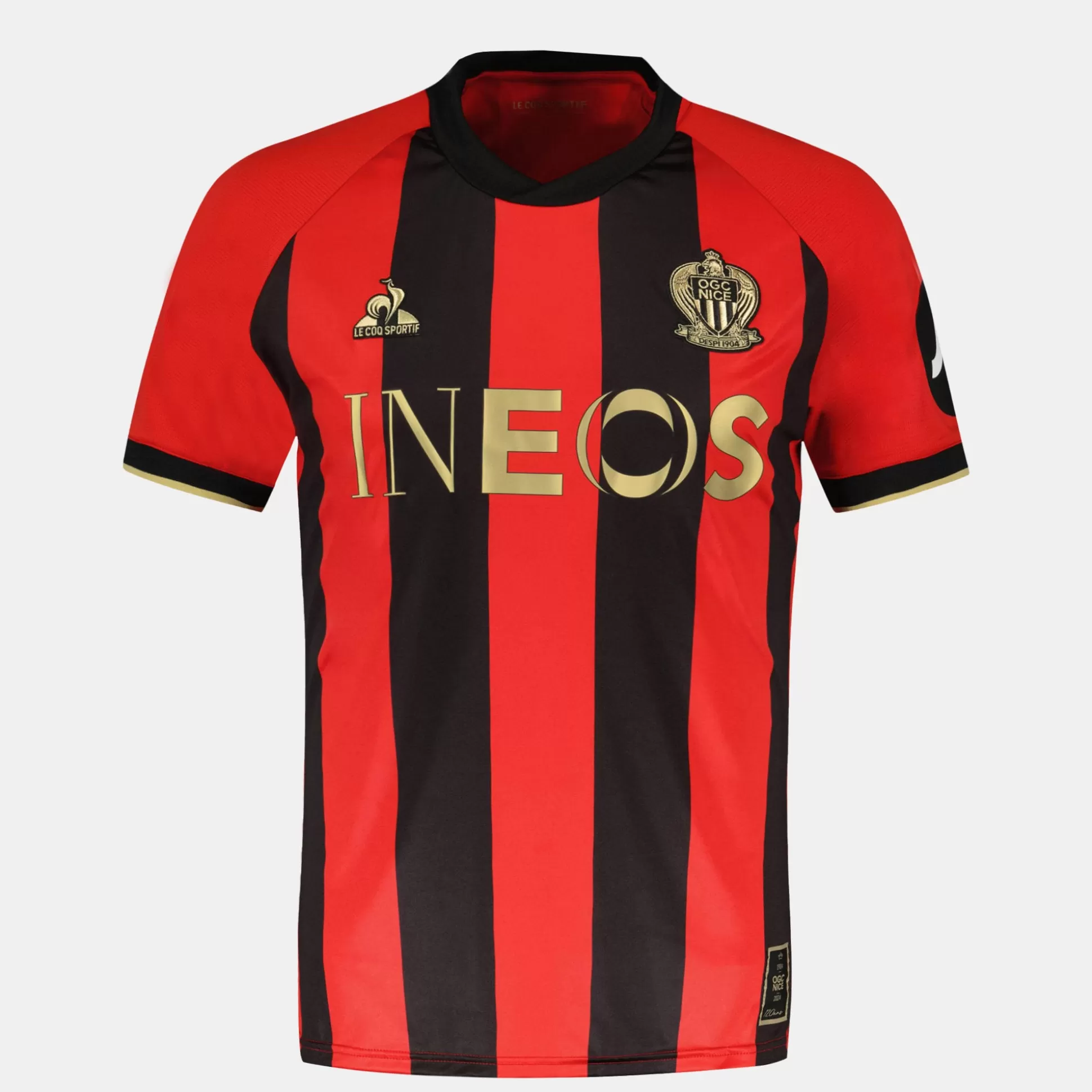 Homme Le Coq Sportif OGC Nice - Tenue de match Maillot pro Home officiel Homme