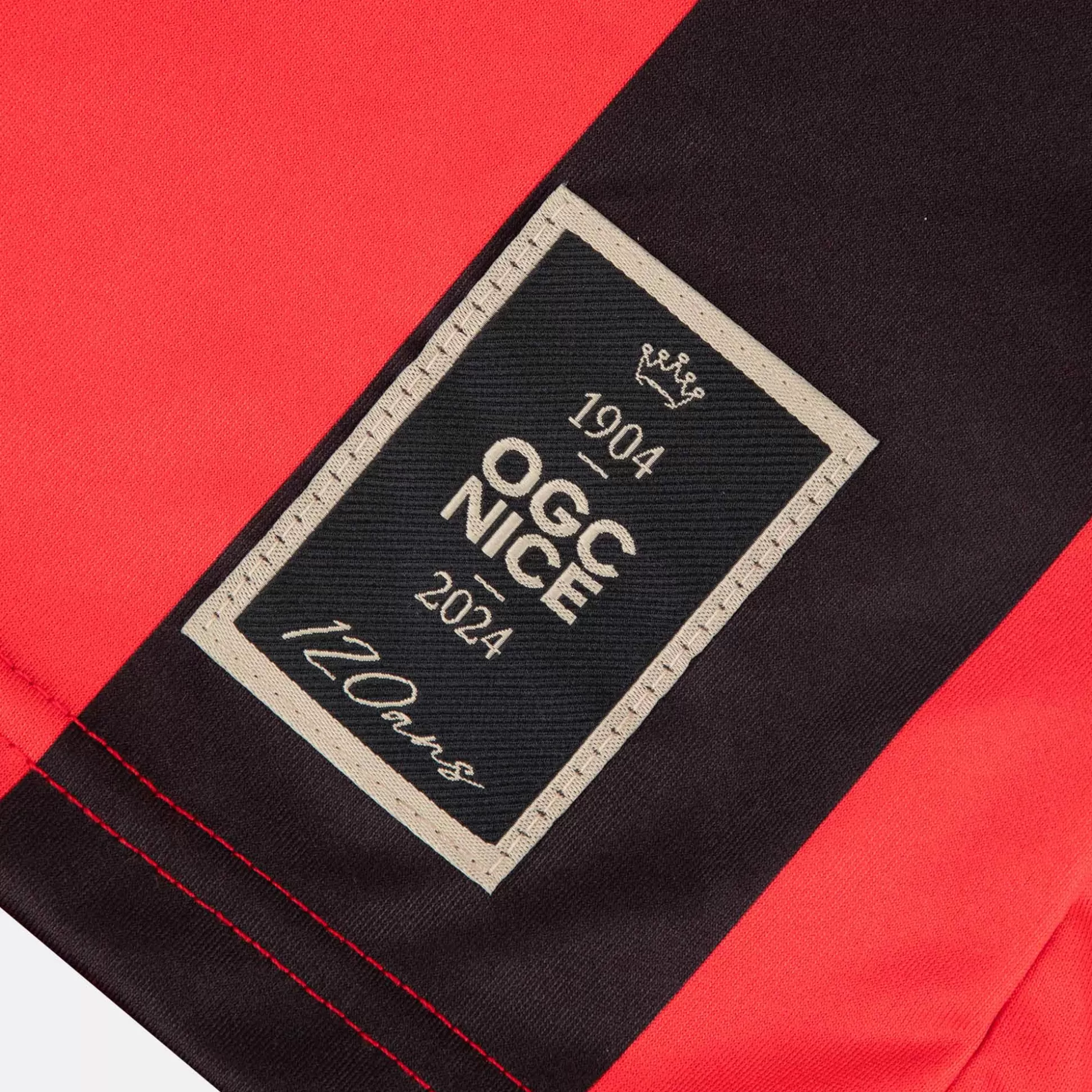 Homme Le Coq Sportif OGC Nice - Tenue de match Maillot pro Home officiel Homme