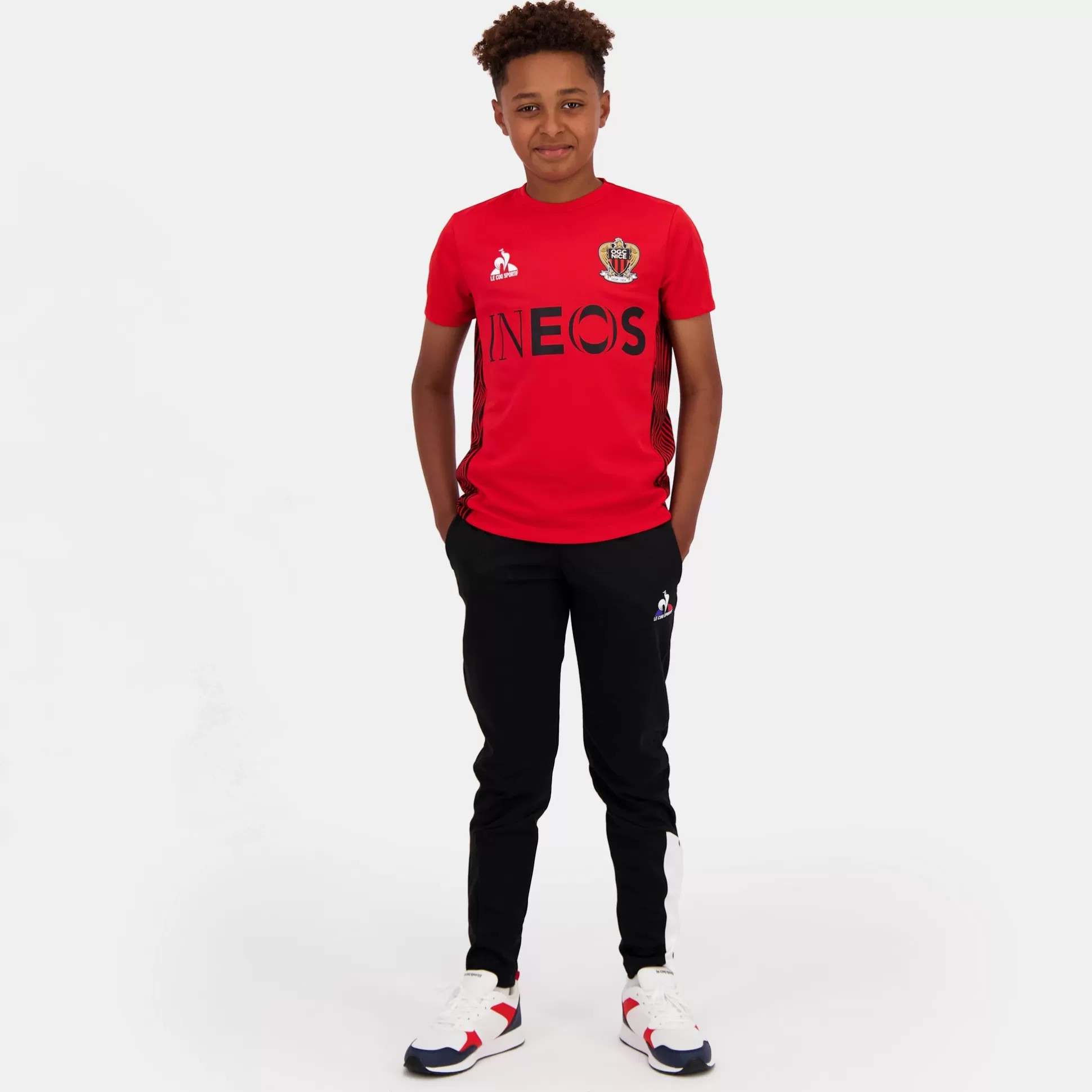 ogc_nice__tenue_dentrainement_maillot_enfant_4.webp Enfant Le Coq Sportif OGC Nice - Tenue d'entrainement Maillot Enfant