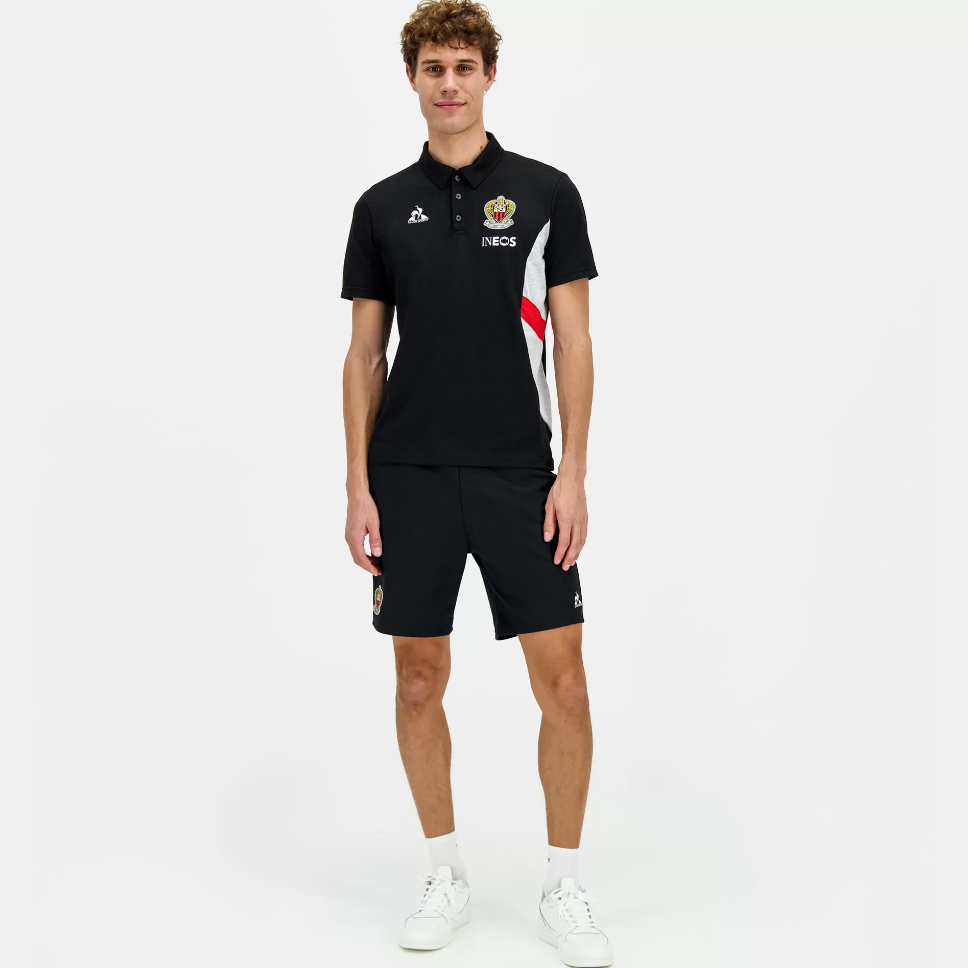 ogc_nice_polo_unisexe_4.webp Homme Le Coq Sportif OGC Nice Polo Unisexe