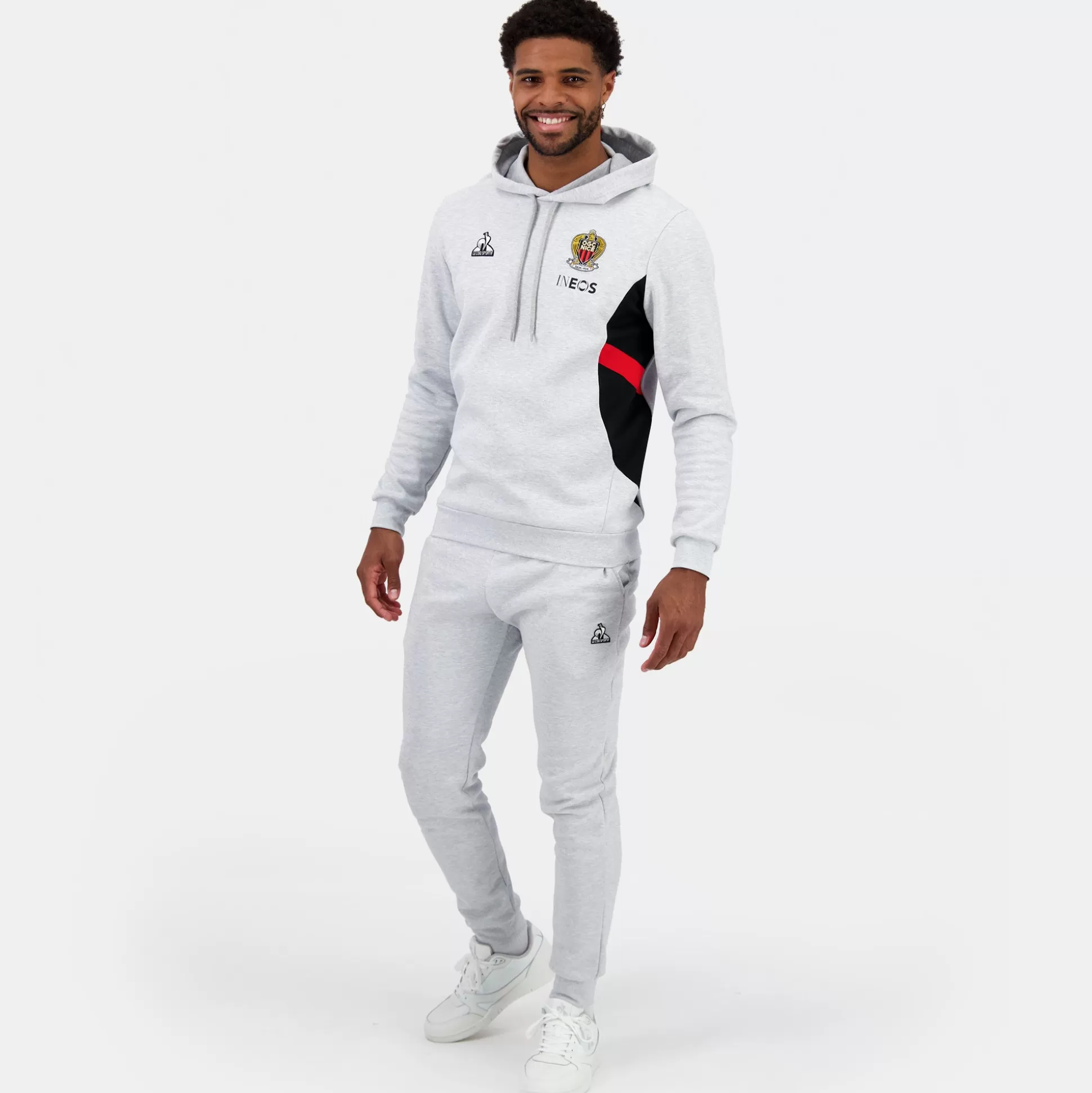 ogc_nice_sweat__capuche_unisexe_4-1.webp Homme Le Coq Sportif OGC Nice Sweat à capuche Unisexe