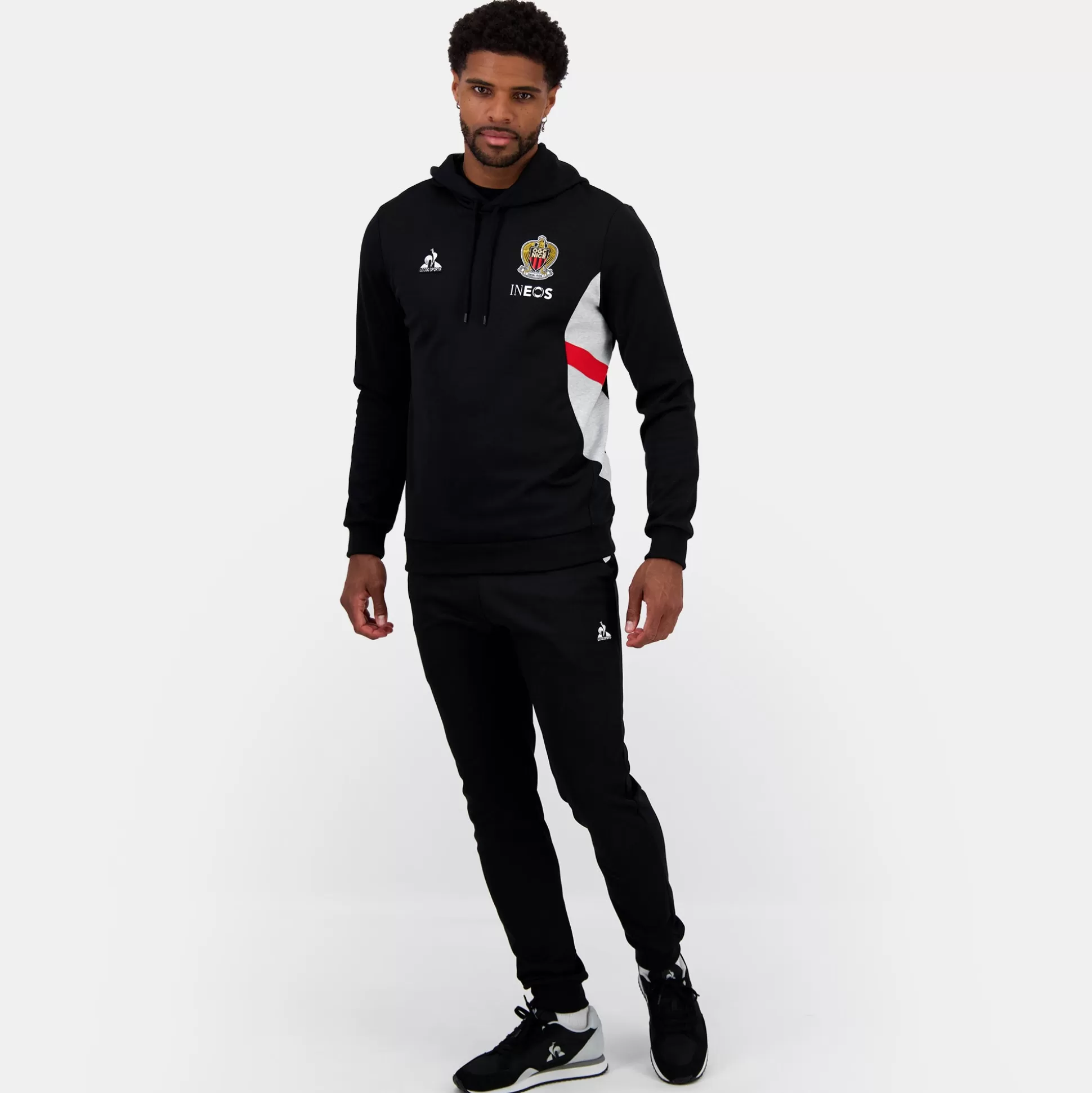 ogc_nice_sweat__capuche_unisexe_4.webp Homme Le Coq Sportif OGC Nice Sweat à capuche Unisexe