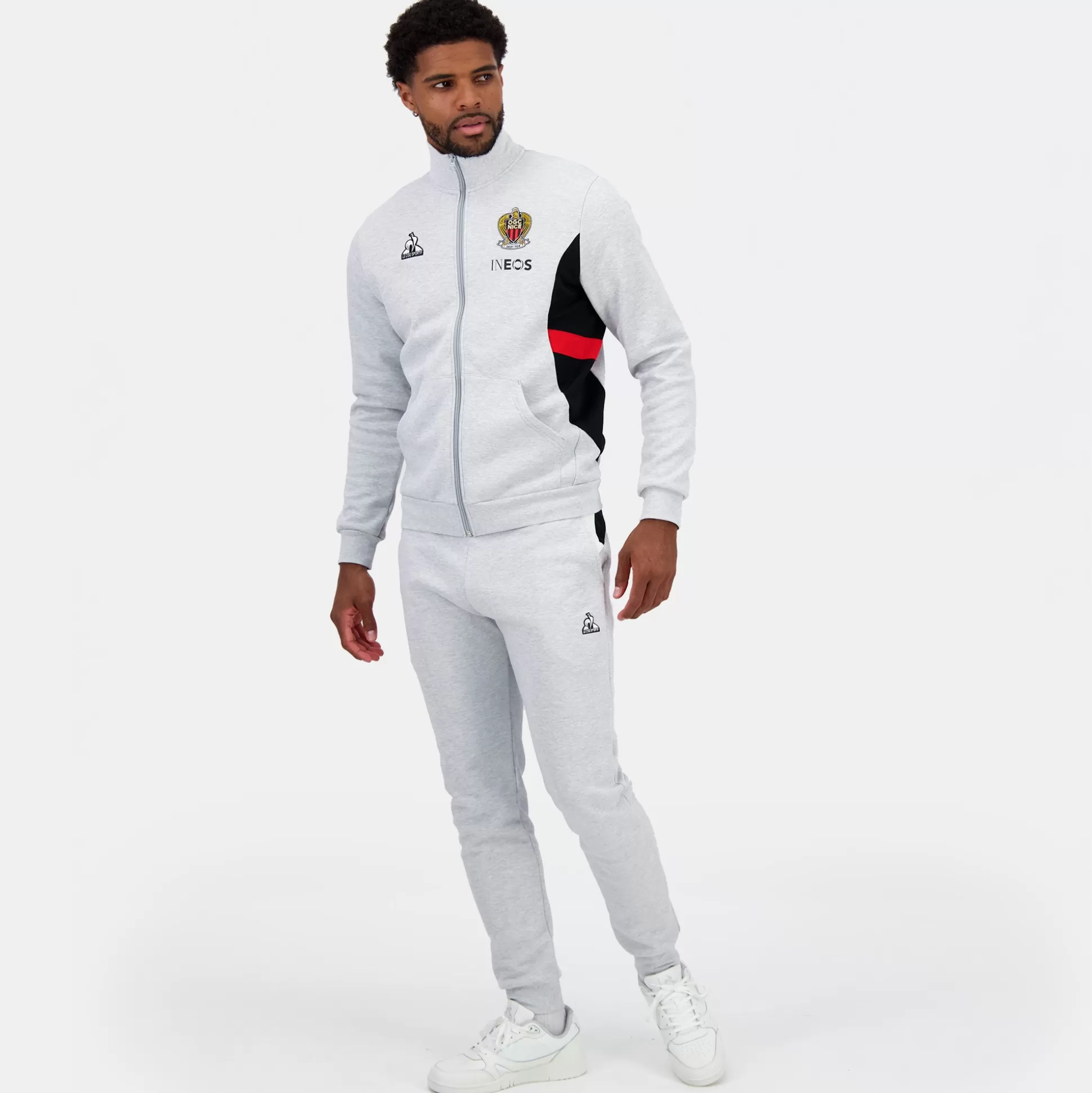 ogc_nice_sweat_zipp_unisexe_4-1.webp Homme Le Coq Sportif OGC Nice Sweat zippé Unisexe