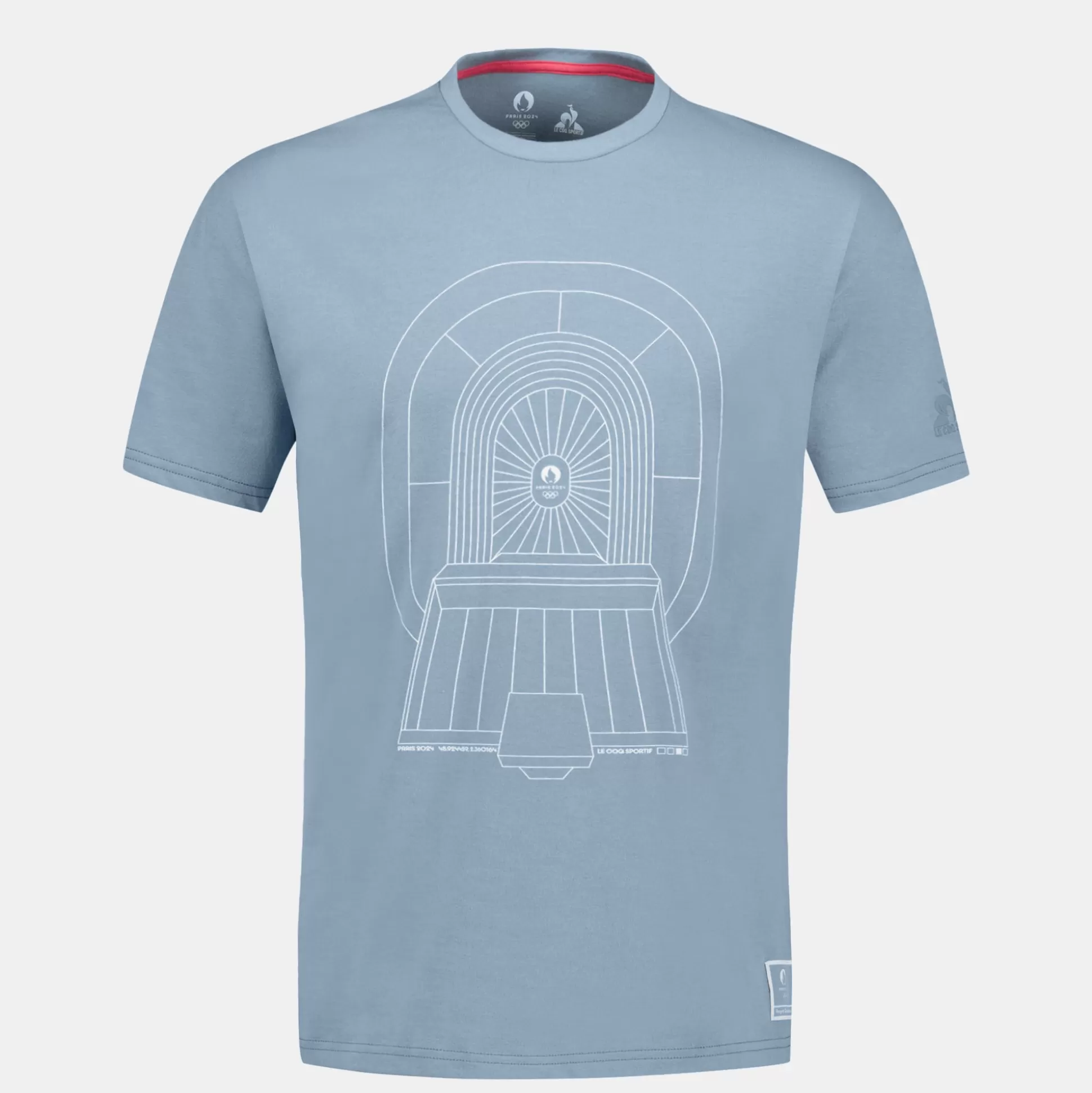 paris___le_coq_sportif_tshirt_capsule_saintdenis_unisexe_7.webp Homme Le Coq Sportif Paris 2024 | T-shirt capsule Saint-Denis Unisexe