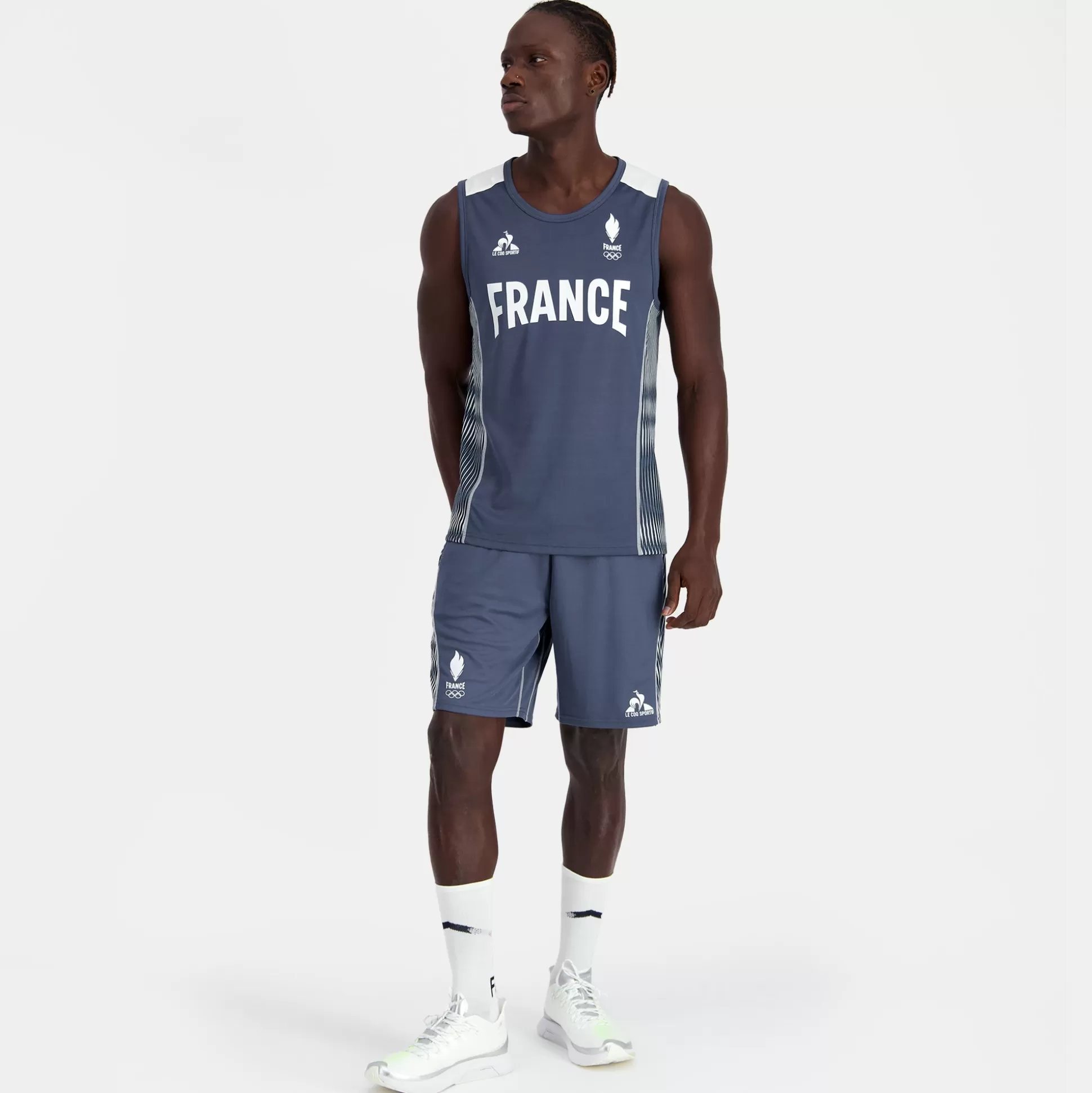 Homme Le Coq Sportif Équipe de France Olympique | Paris 2024 Débardeur Équipe de France Homme