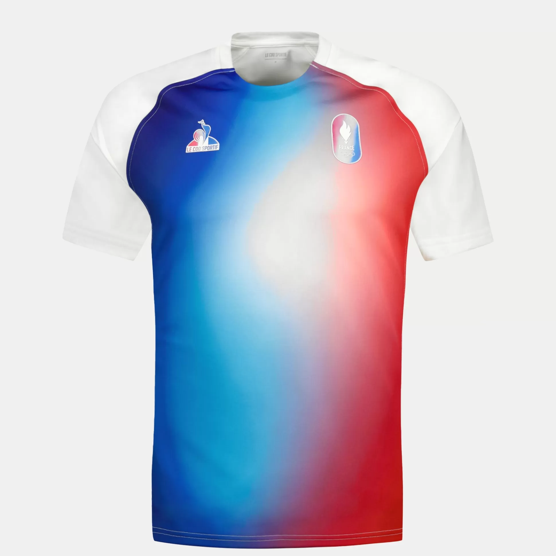 Homme Le Coq Sportif Équipe de France Olympique | Paris 2024 Maillot performance rugby Équipe de France Homme