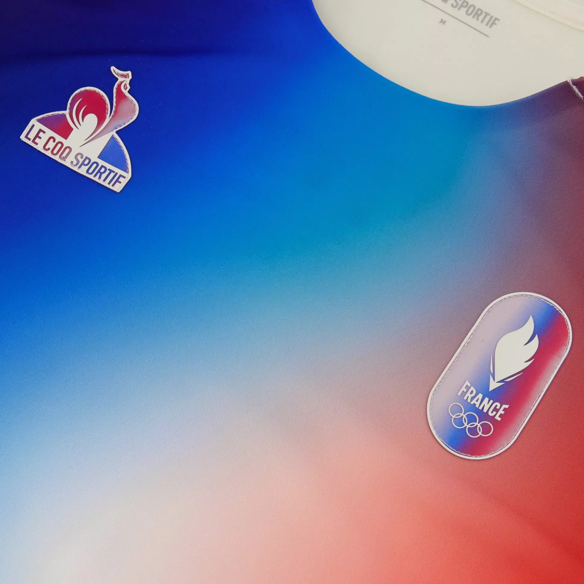 Homme Le Coq Sportif Équipe de France Olympique | Paris 2024 Maillot performance rugby Équipe de France Homme