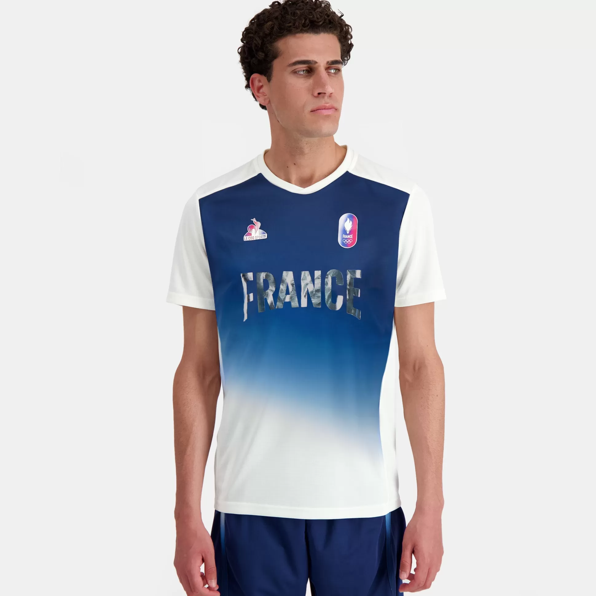 Homme Le Coq Sportif Équipe de France Olympique | Paris 2024 Maillot Équipe de France Homme
