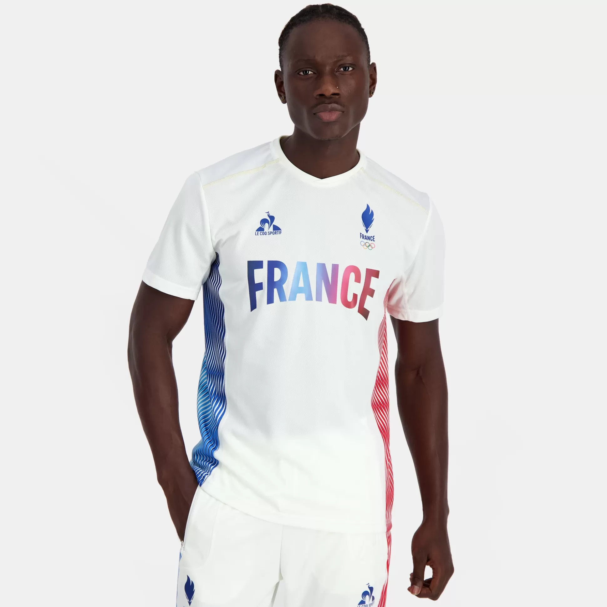Homme Le Coq Sportif Équipe de France Olympique | Paris 2024 Maillot Équipe de France Homme