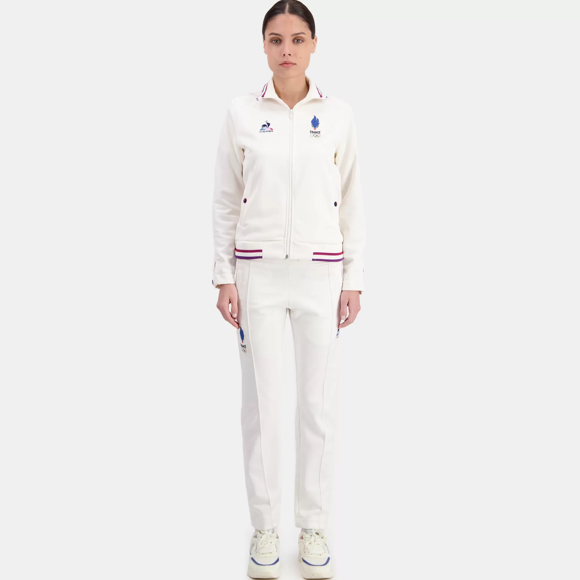 Femme Le Coq Sportif Équipe de France Olympique | Paris 2024 Pantalon de Podium Équipe de France Femme