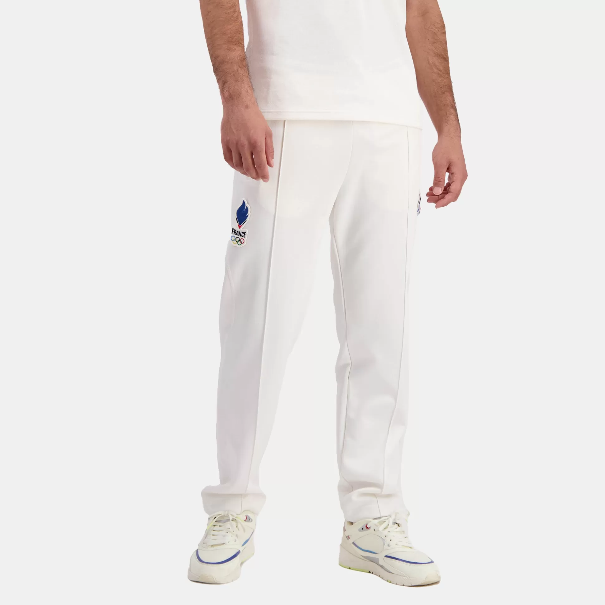 Homme Le Coq Sportif Équipe de France Olympique | Paris 2024 Pantalon de Podium Équipe de France Homme