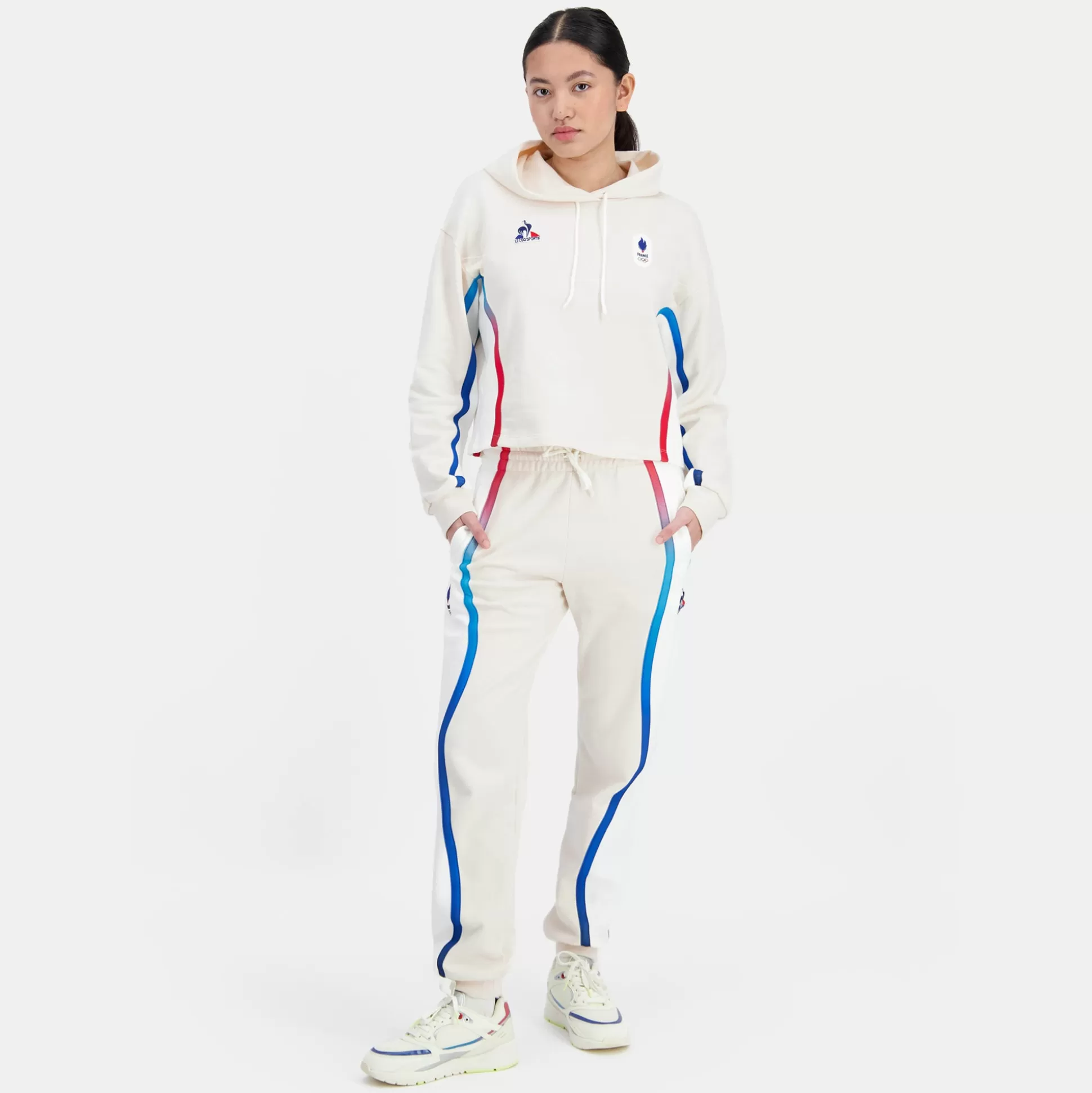 Femme Le Coq Sportif Équipe de France Olympique | Paris 2024 Pantalon Équipe de France Femme