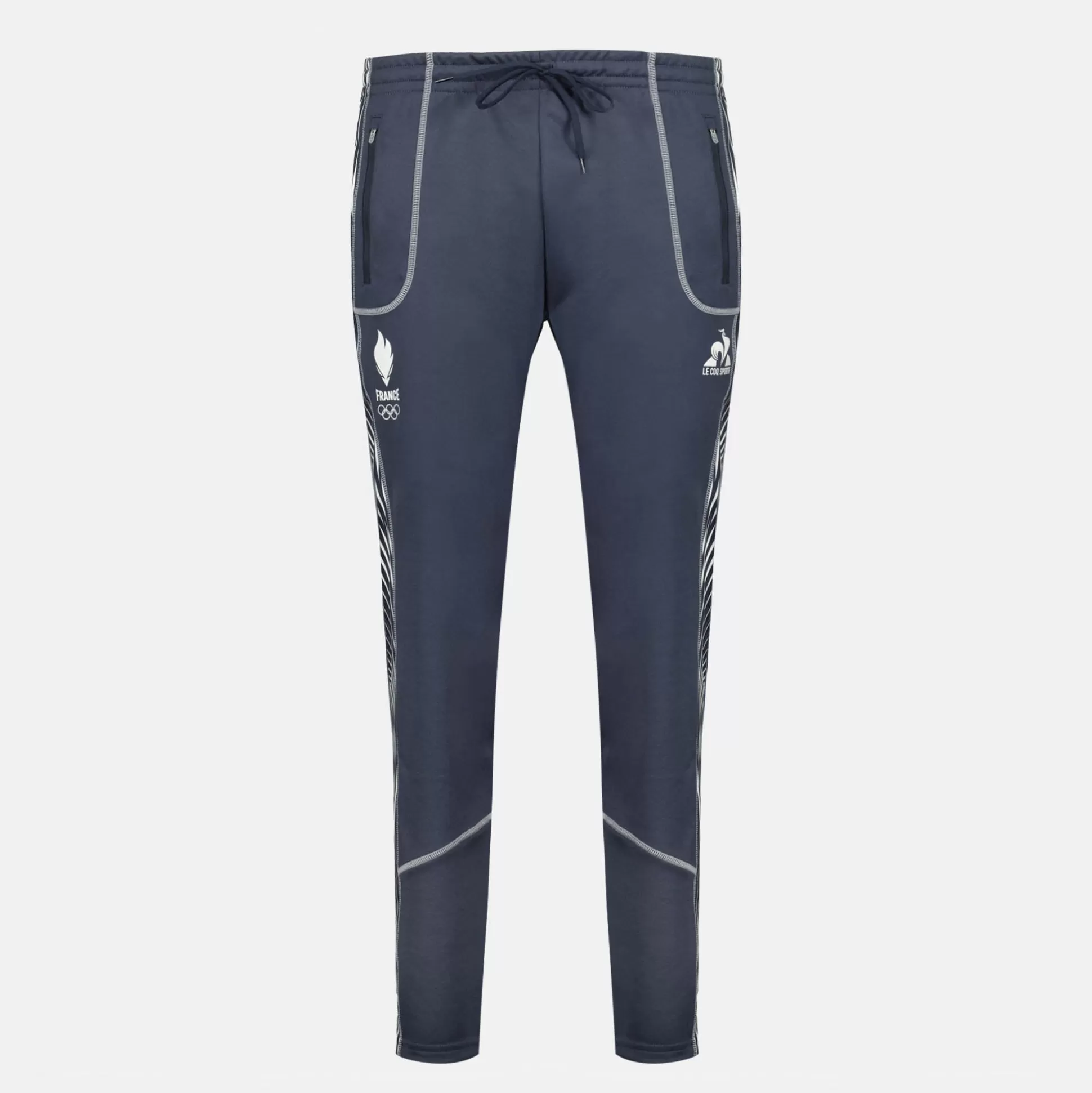 Homme Le Coq Sportif Équipe de France Olympique | Paris 2024 Pantalon training officiel Équipe de France Homme