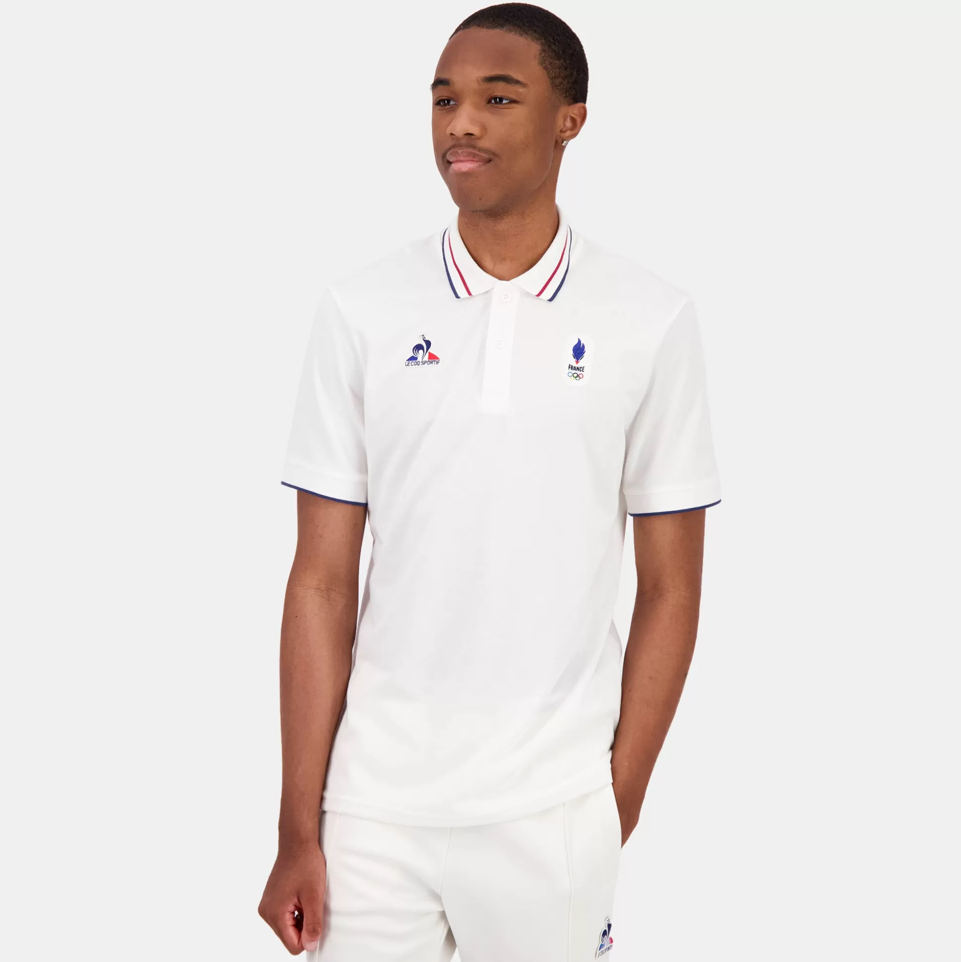 Homme Le Coq Sportif Équipe de France Olympique | Paris 2024 Polo Équipe de France Homme