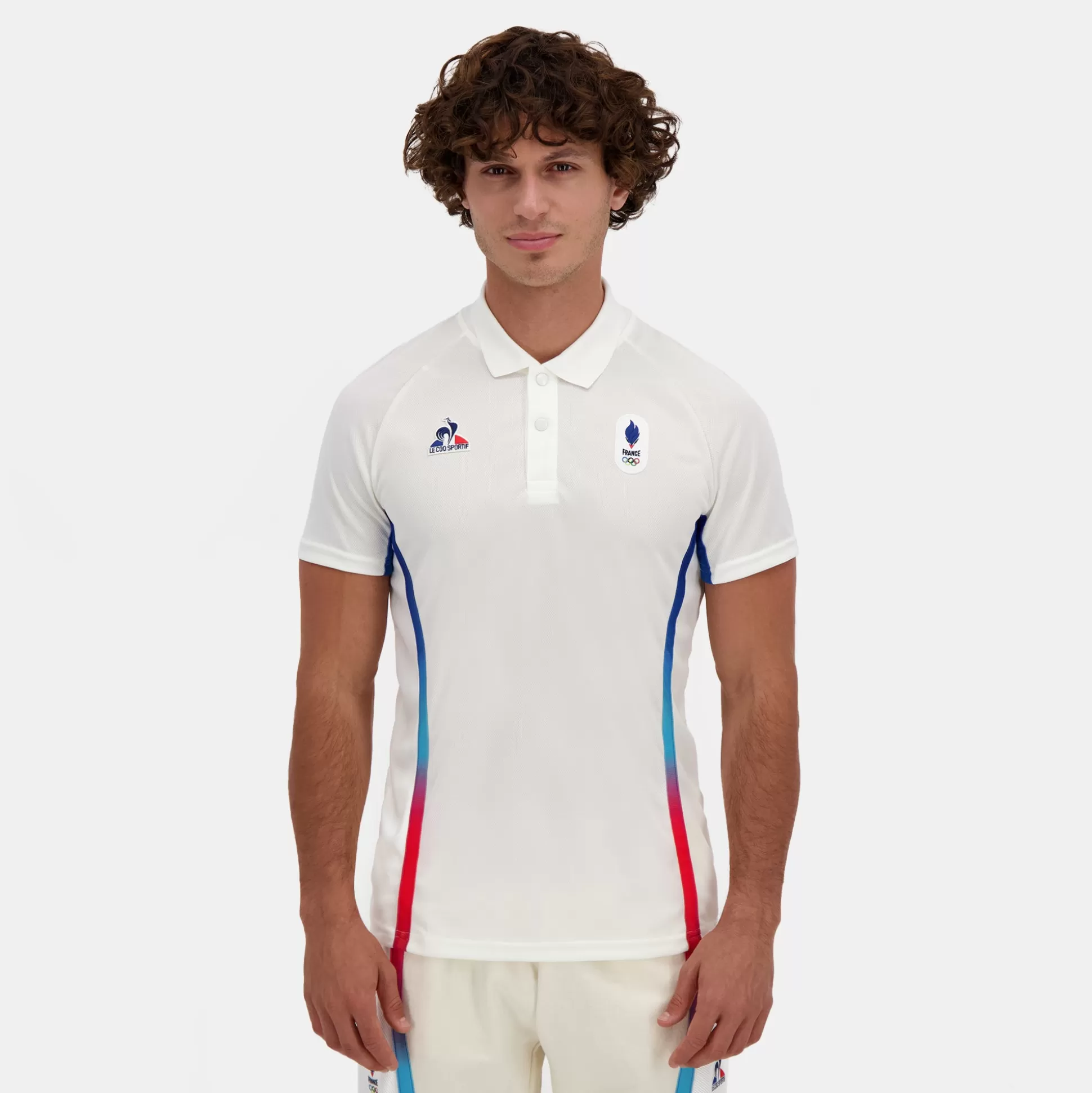 Homme Le Coq Sportif Équipe de France Olympique | Paris 2024 Polo Équipe de France Homme