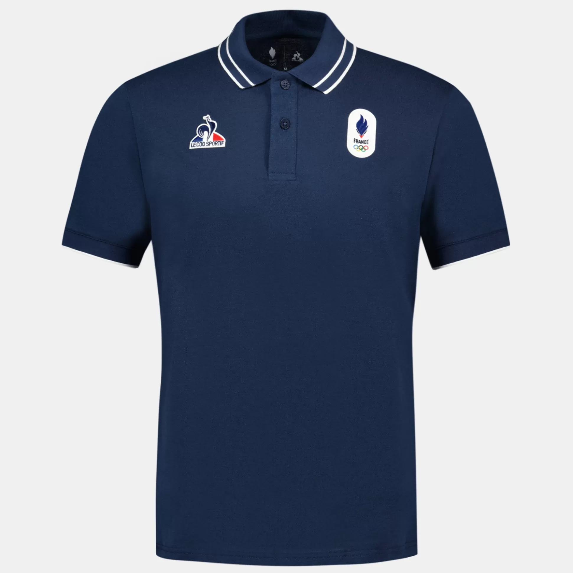 Homme Le Coq Sportif Équipe de France Olympique | Paris 2024 Polo Équipe de France Homme