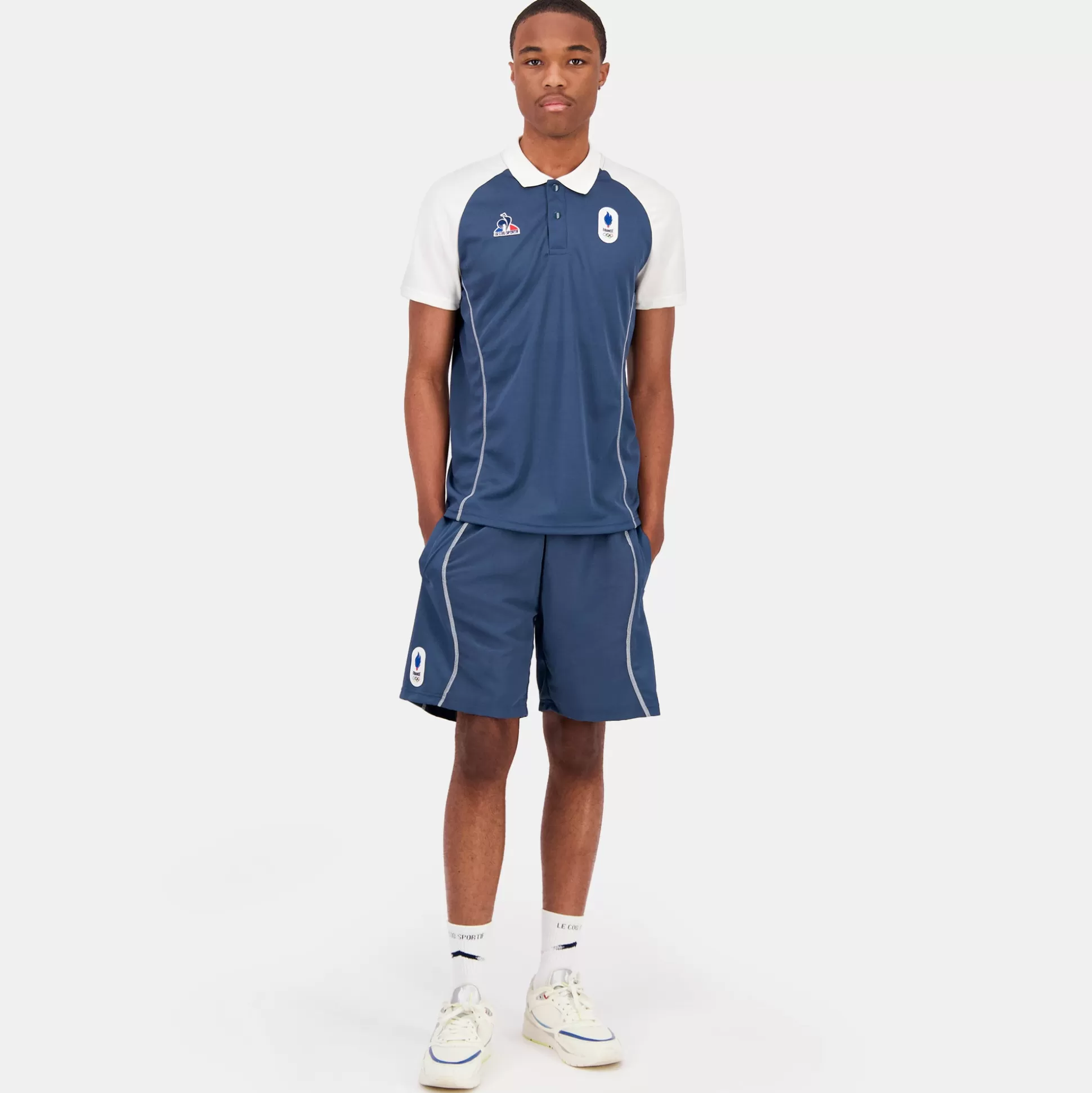 Homme Le Coq Sportif Équipe de France Olympique | Paris 2024 Polo Équipe de France Homme