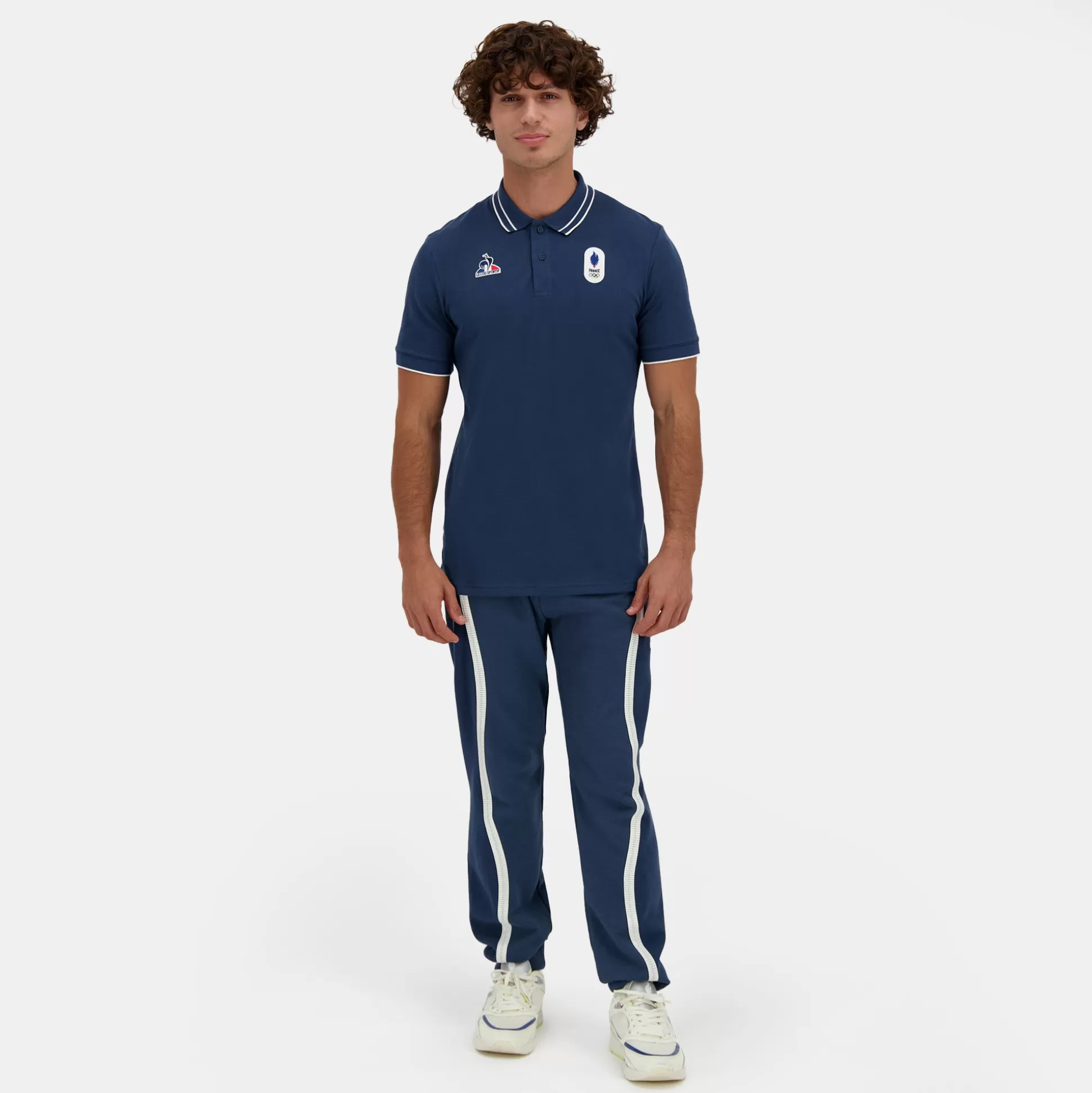 Homme Le Coq Sportif Équipe de France Olympique | Paris 2024 Polo Équipe de France Homme