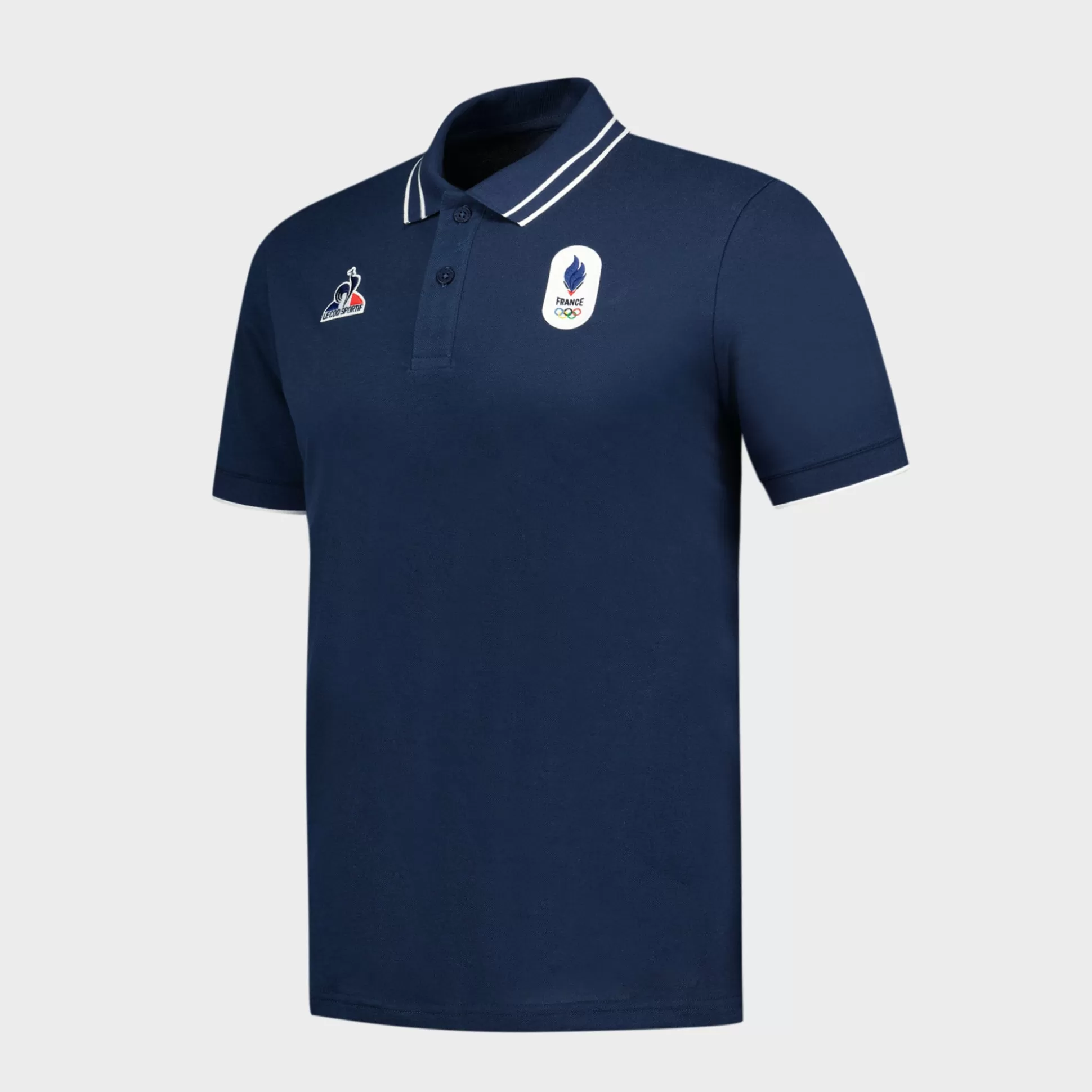 Homme Le Coq Sportif Équipe de France Olympique | Paris 2024 Polo Équipe de France Homme