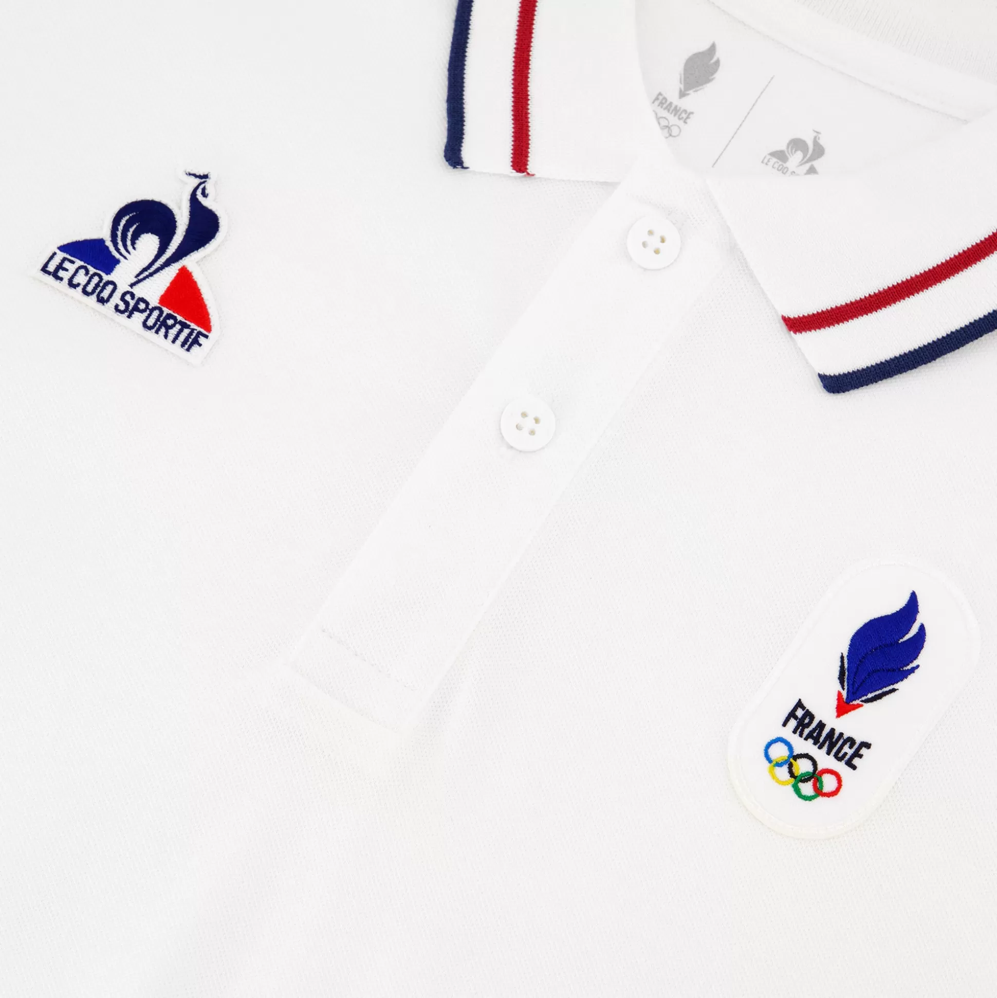 Homme Le Coq Sportif Équipe de France Olympique | Paris 2024 Polo Équipe de France Homme