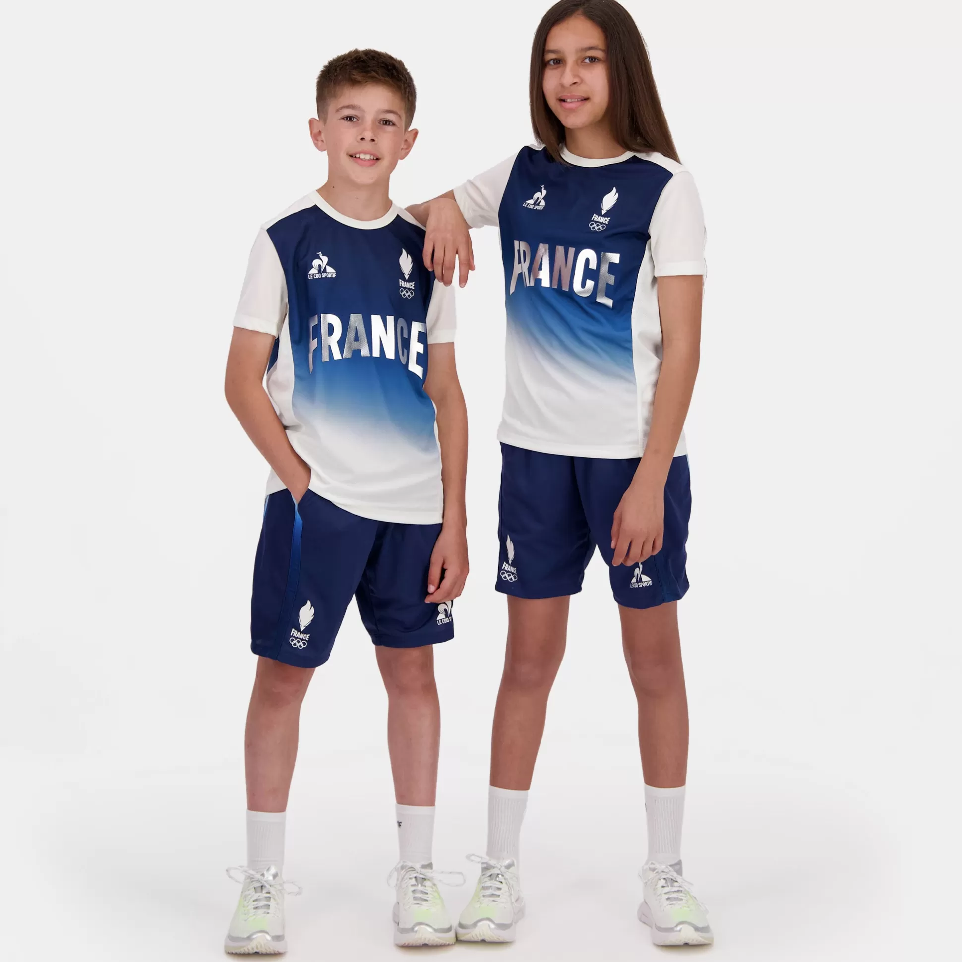 Enfant Le Coq Sportif Équipe de France Olympique | Paris 2024 Short Équipe de France Enfant