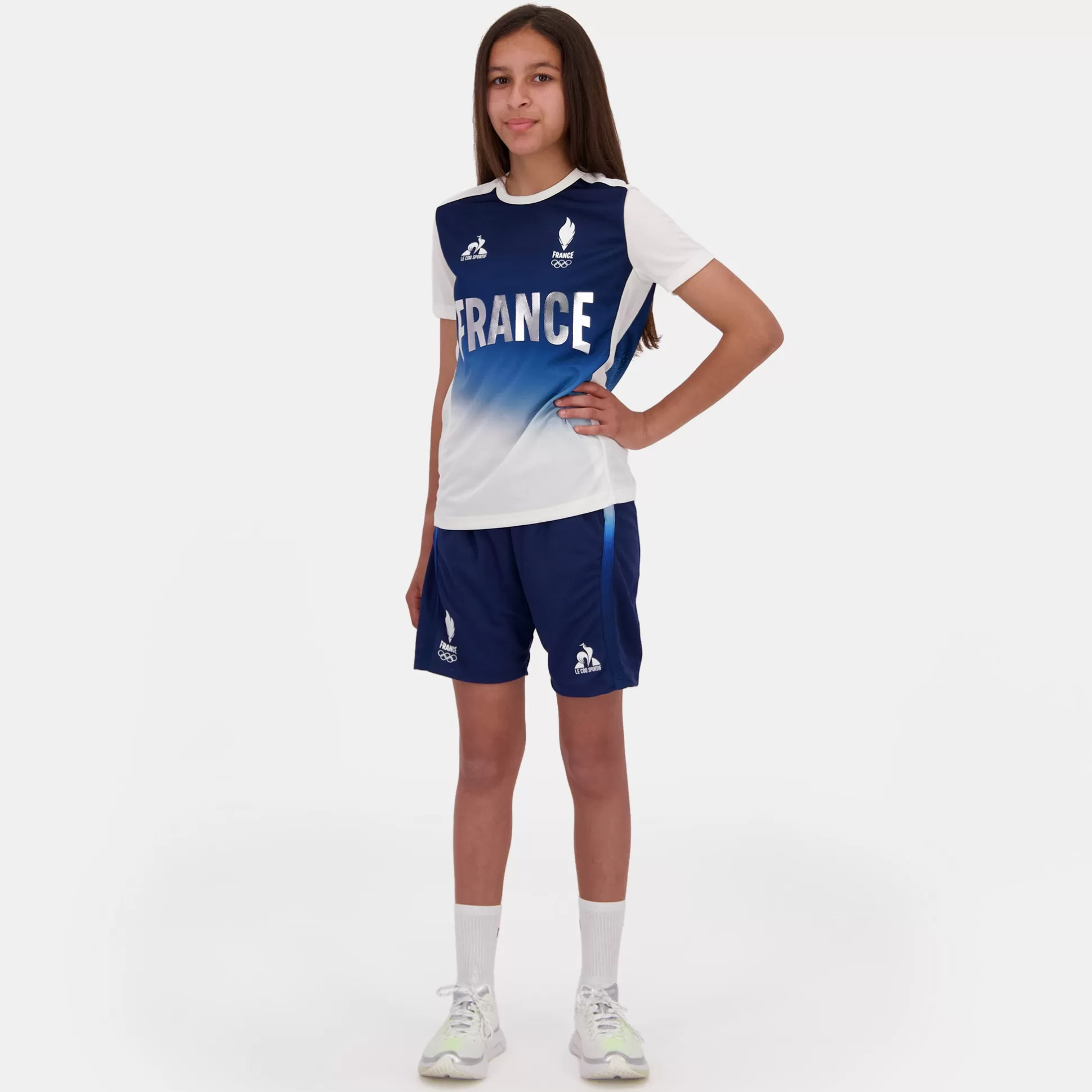 Enfant Le Coq Sportif Équipe de France Olympique | Paris 2024 Short Équipe de France Enfant