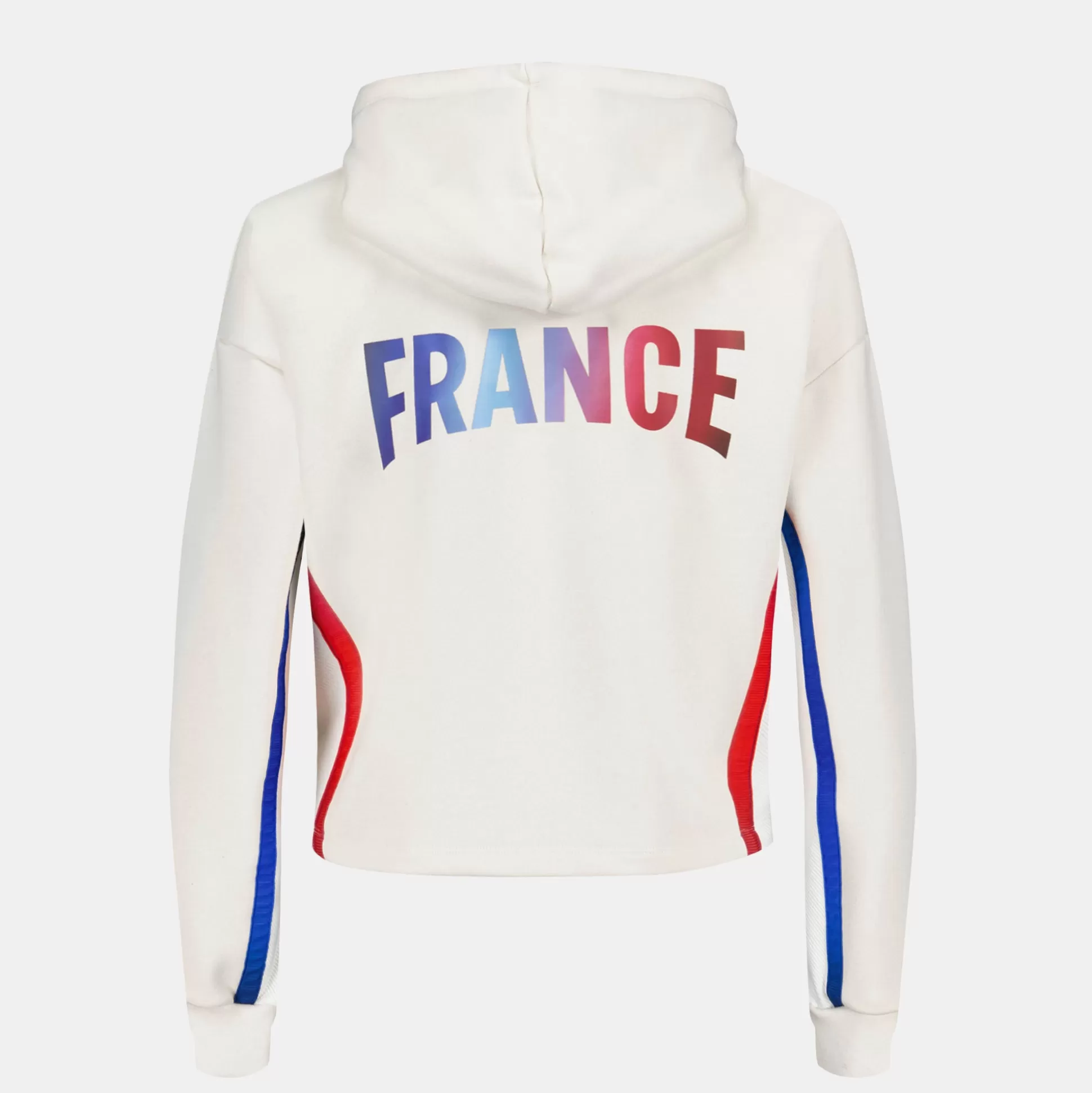 Femme Le Coq Sportif Équipe de France Olympique | Paris 2024 Sweat crop à capuche officiel Équipe de France Femme