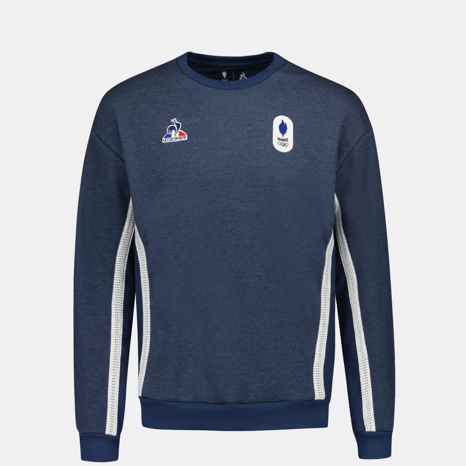 Homme Le Coq Sportif Équipe de France Olympique | Paris 2024 Sweat officiel des athlètes Équipe de France Homme