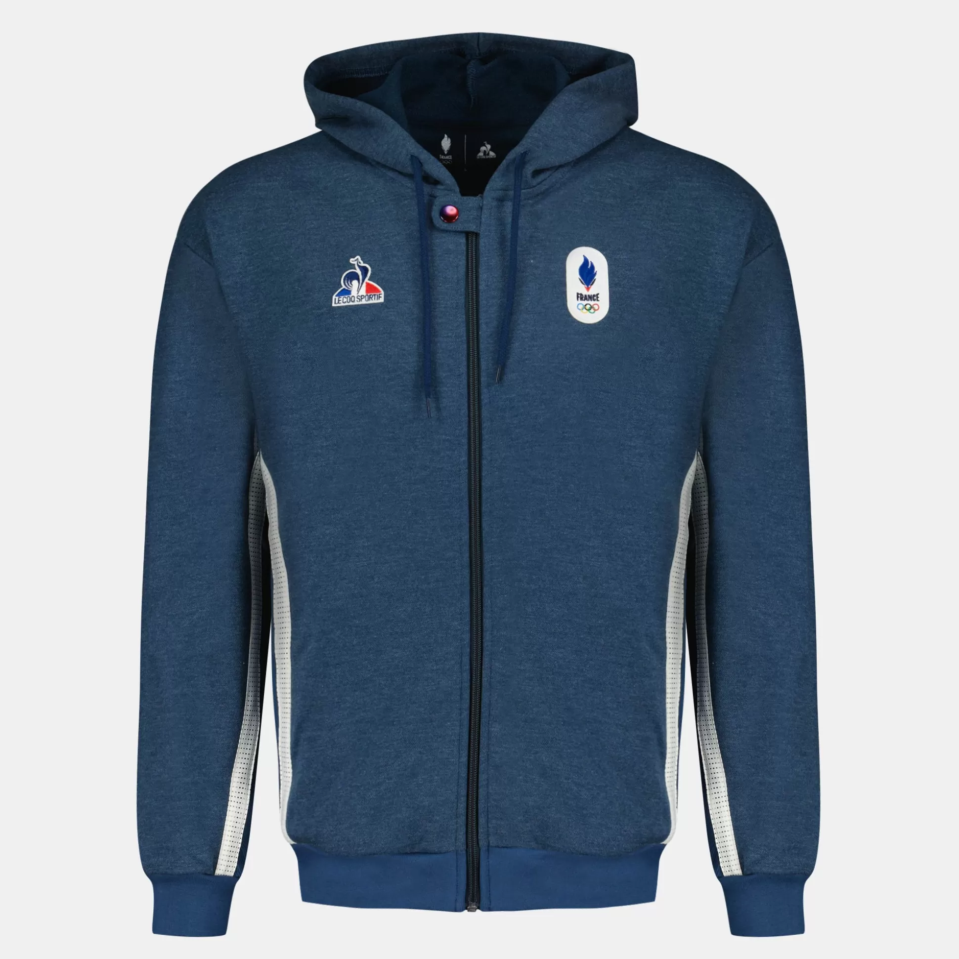 Homme Le Coq Sportif Équipe de France Olympique | Paris 2024 Sweat zippé à capuche Équipe de France Homme