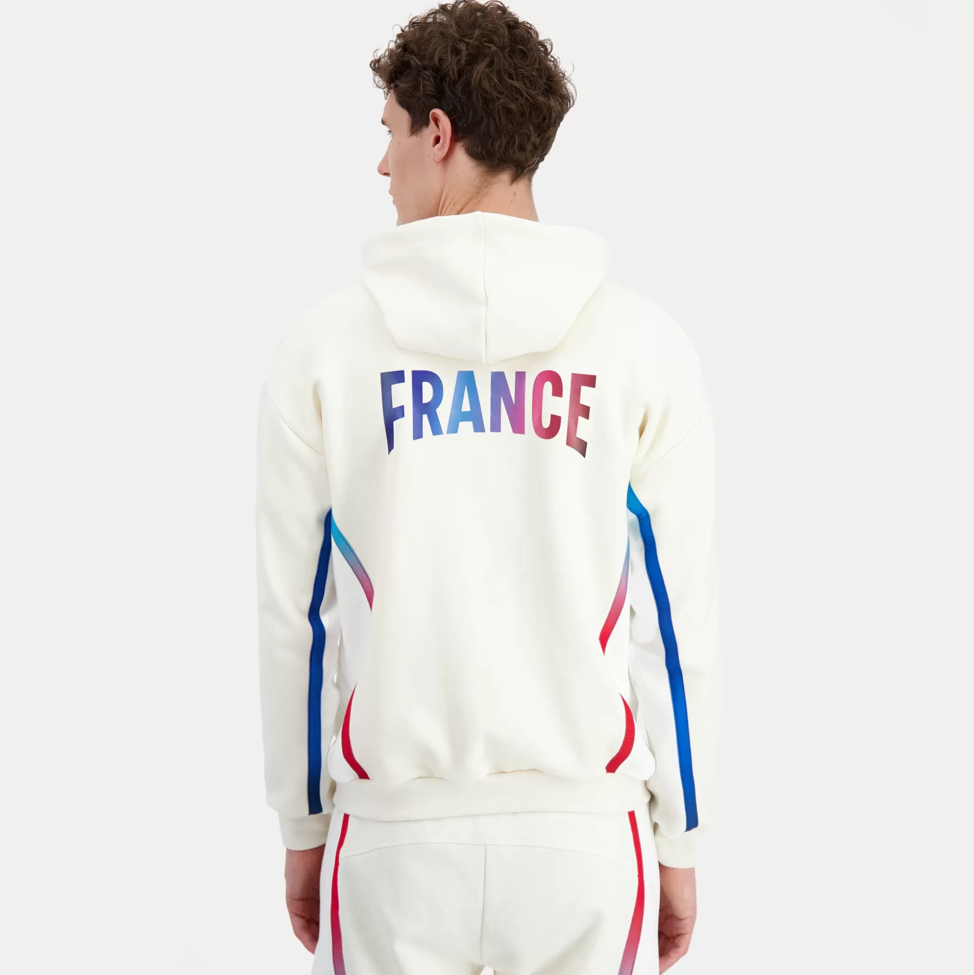 Homme Le Coq Sportif Équipe de France Olympique | Paris 2024 Sweat zippé à capuche Équipe de France Homme
