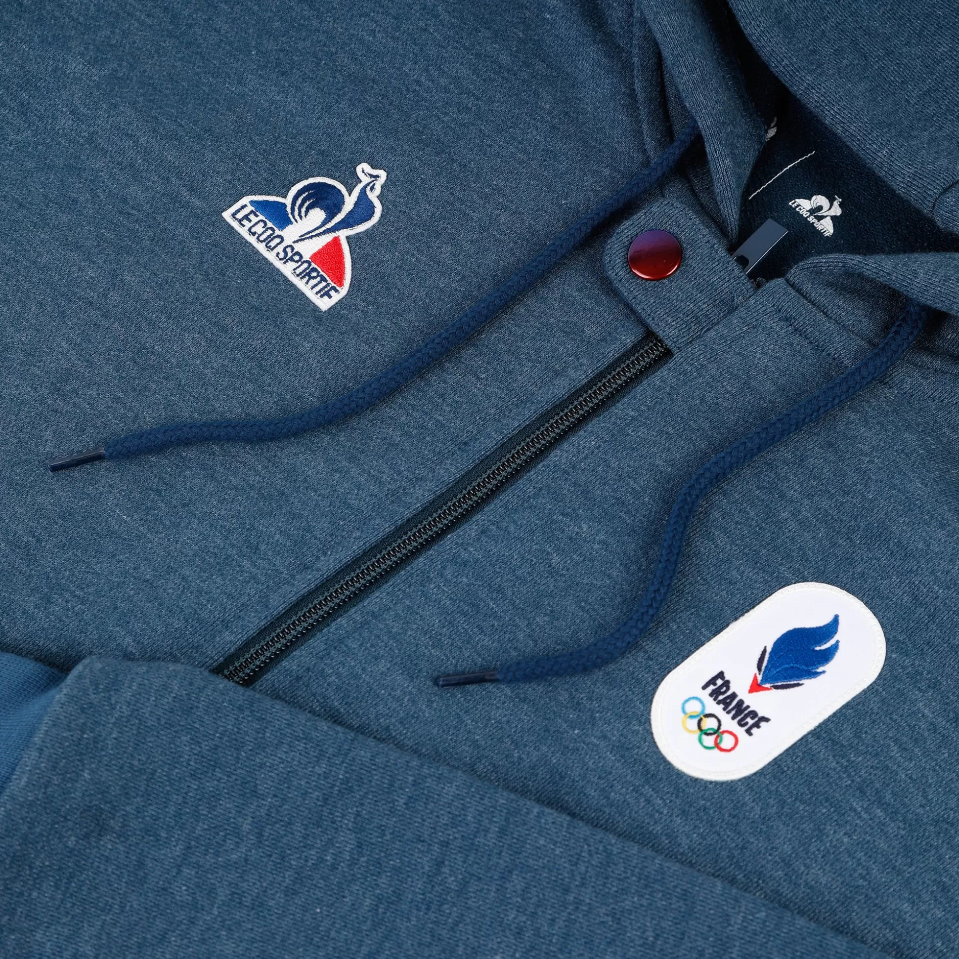 quipe_de_france_olympique__paris__sweat_zipp__capuche_quipe_de_france_homme_6.webp Homme Le Coq Sportif Équipe de France Olympique | Paris 2024 Sweat zippé à capuche Équipe de France Homme