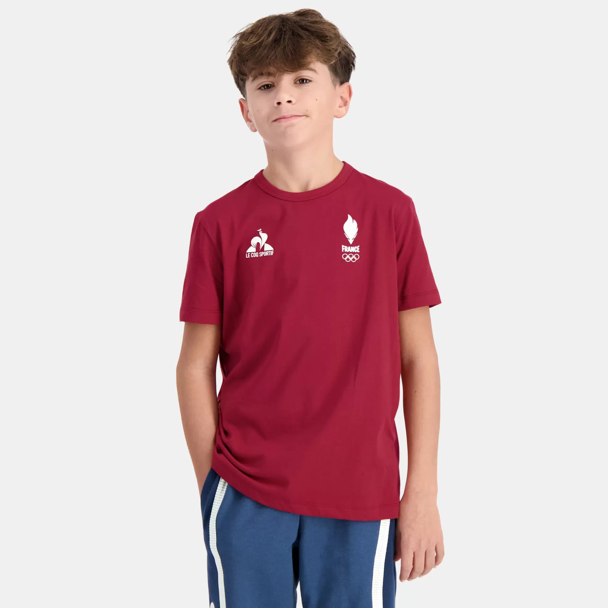 Enfant Le Coq Sportif Équipe de France Olympique | Paris 2024 T-shirt Équipe de France Enfant