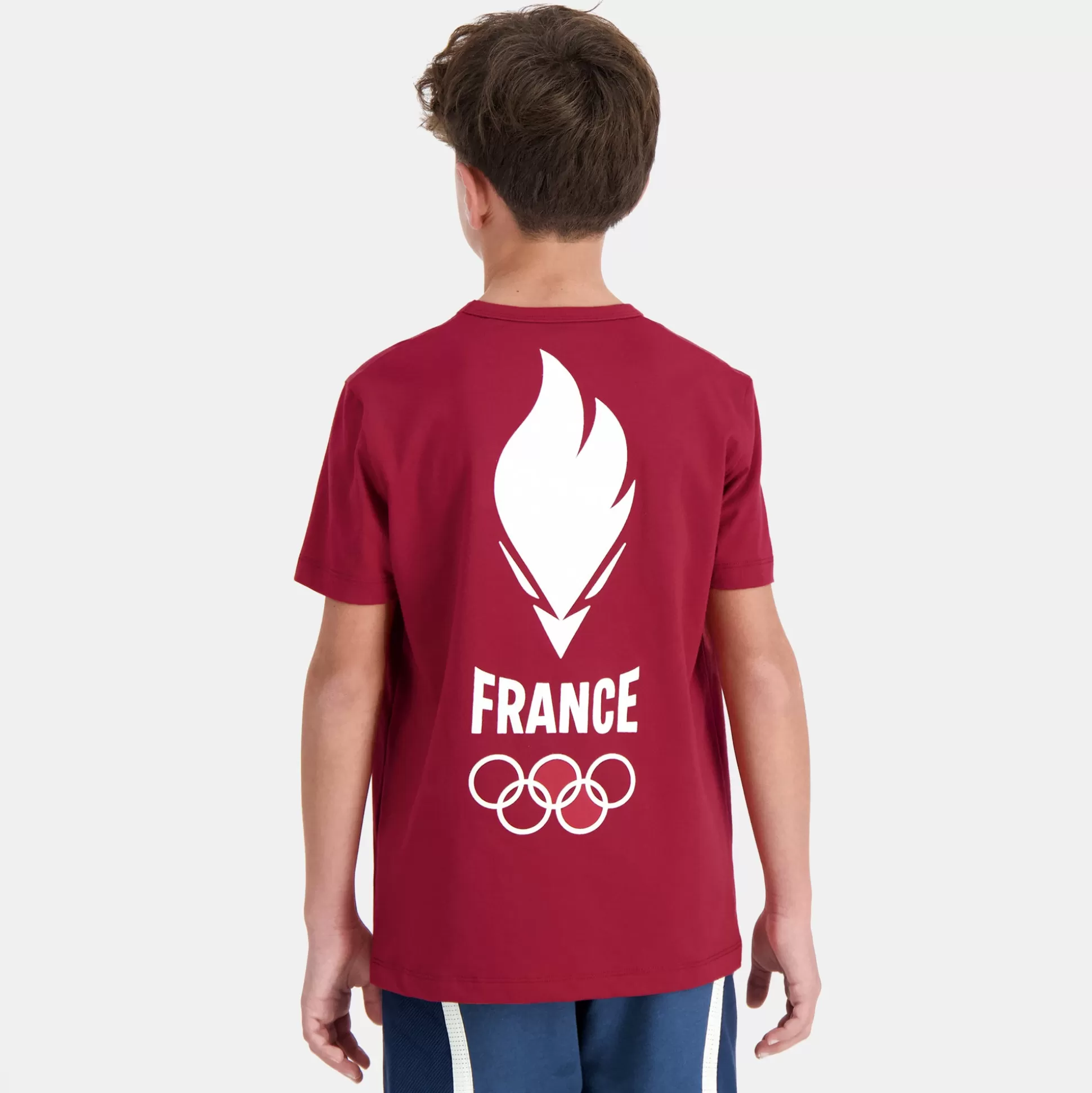 Enfant Le Coq Sportif Équipe de France Olympique | Paris 2024 T-shirt Équipe de France Enfant