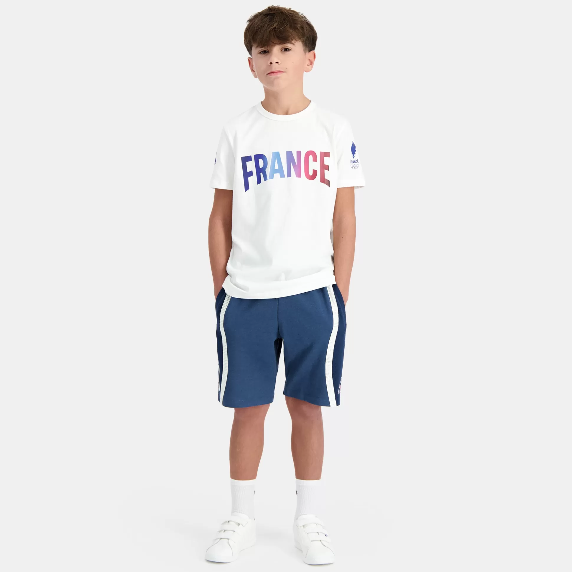 Enfant Le Coq Sportif Équipe de France Olympique | Paris 2024 T-shirt Équipe de France Enfant