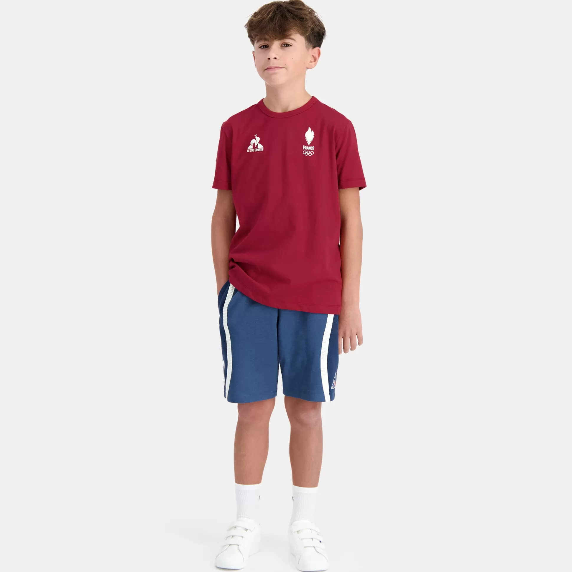 Enfant Le Coq Sportif Équipe de France Olympique | Paris 2024 T-shirt Équipe de France Enfant
