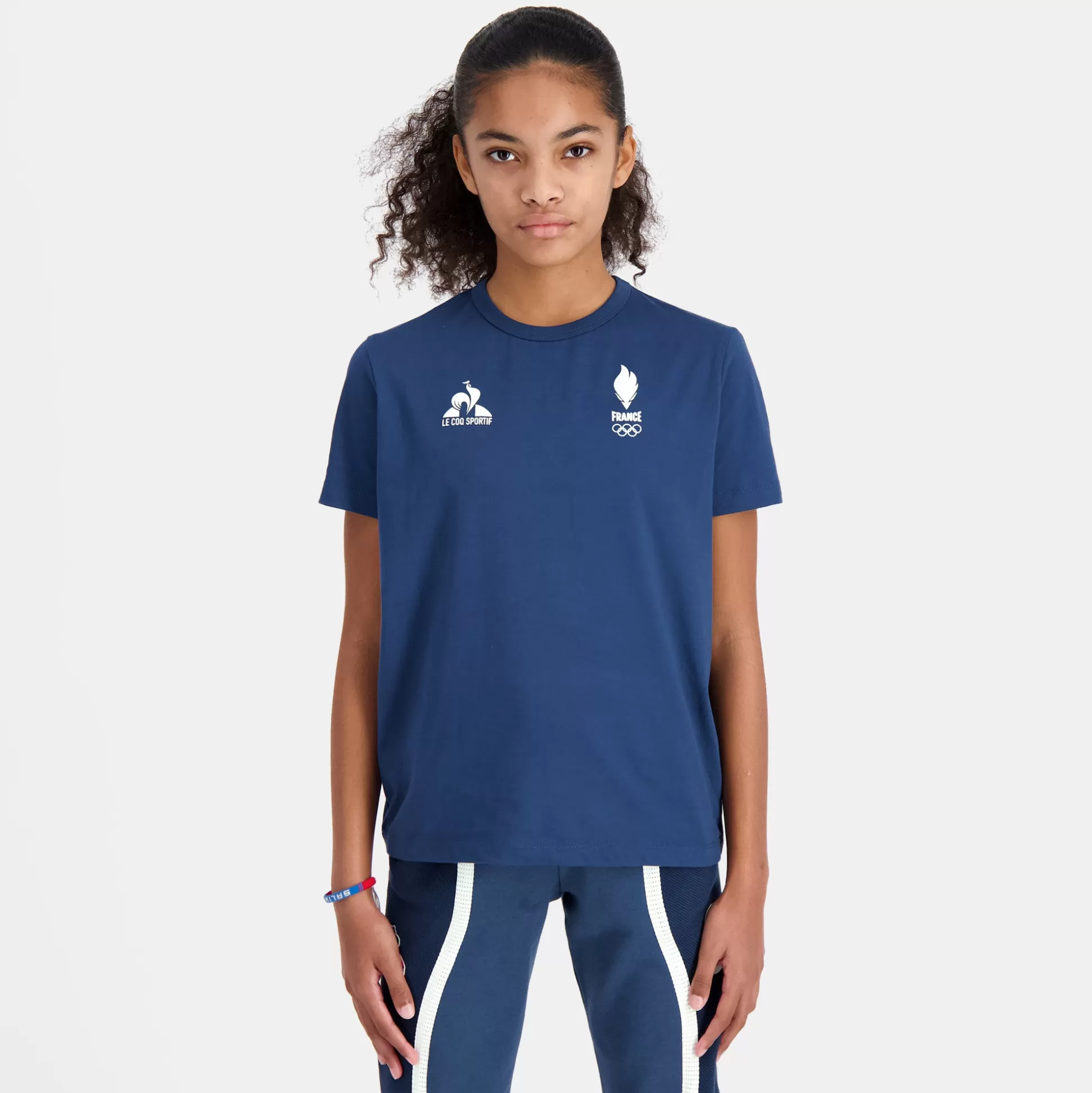 Enfant Le Coq Sportif Équipe de France Olympique | Paris 2024 T-shirt Équipe de France Enfant